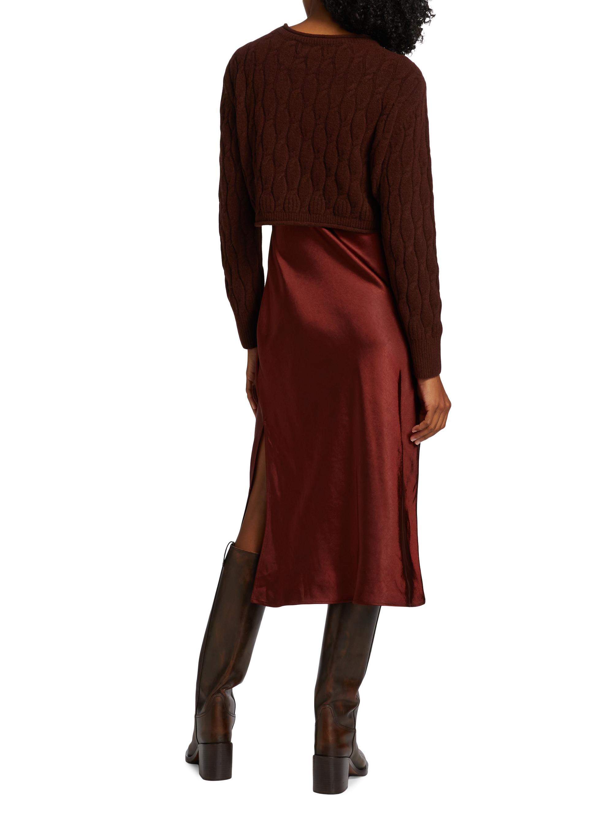 Jac Pieced Layered Midi-Dress