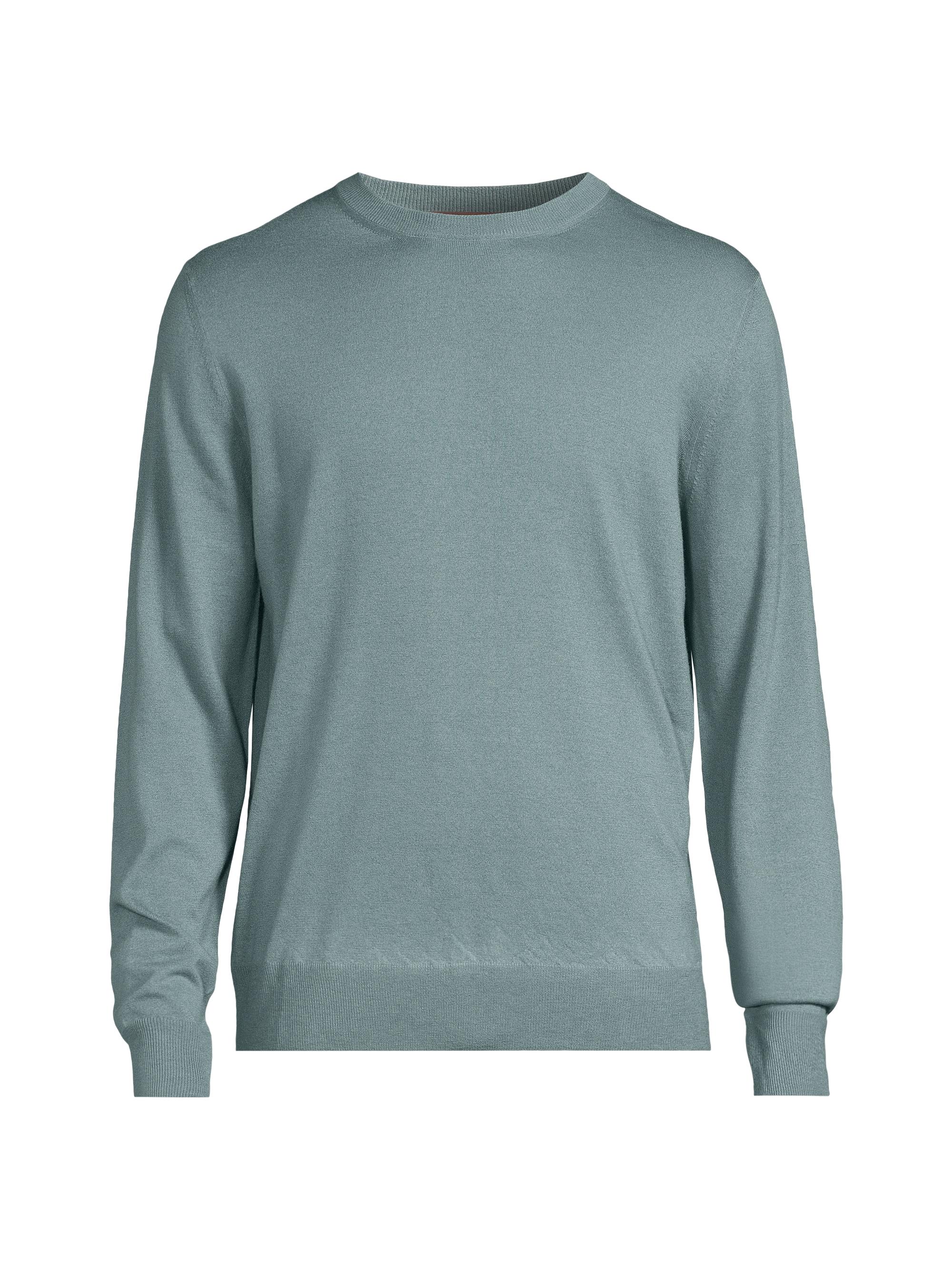 Canali Men's 90th Anniversary Cashmere Crewneck Sweater - Light Green