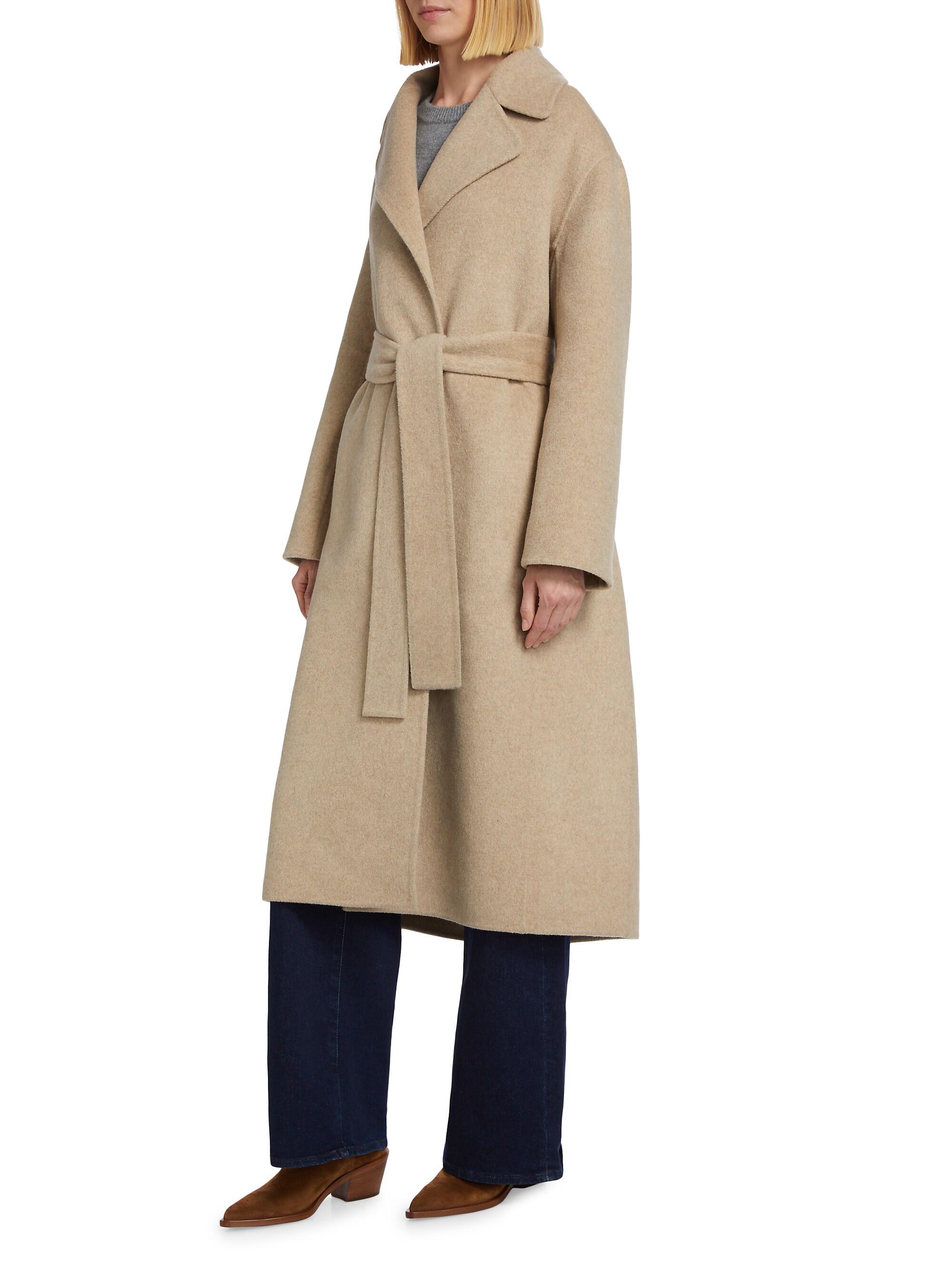 Nili Lotan Jarel Wool Wrap Coat | Saks Fifth Avenue