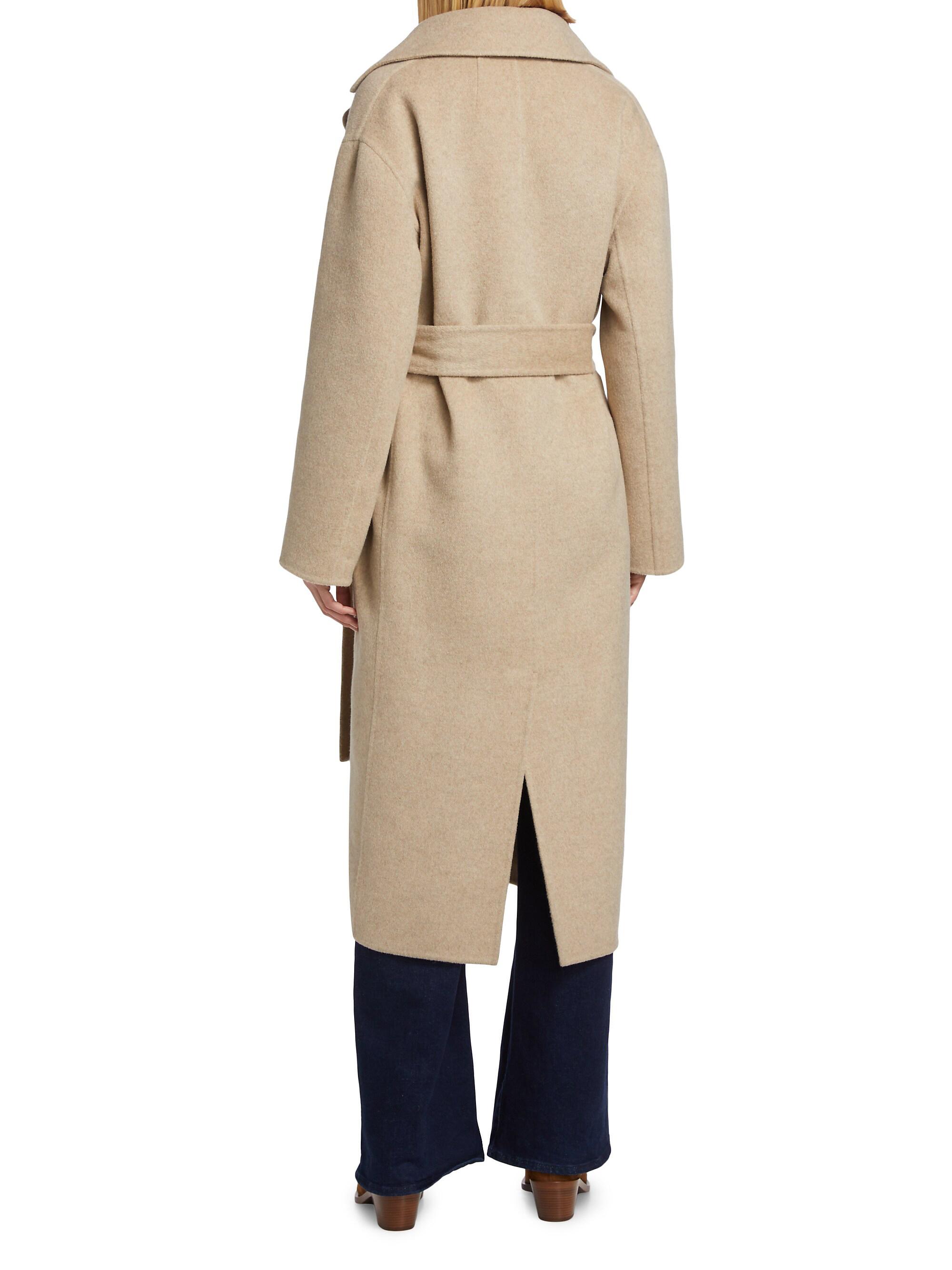 Nili Lotan Jarel Wool Wrap Coat | Saks Fifth Avenue