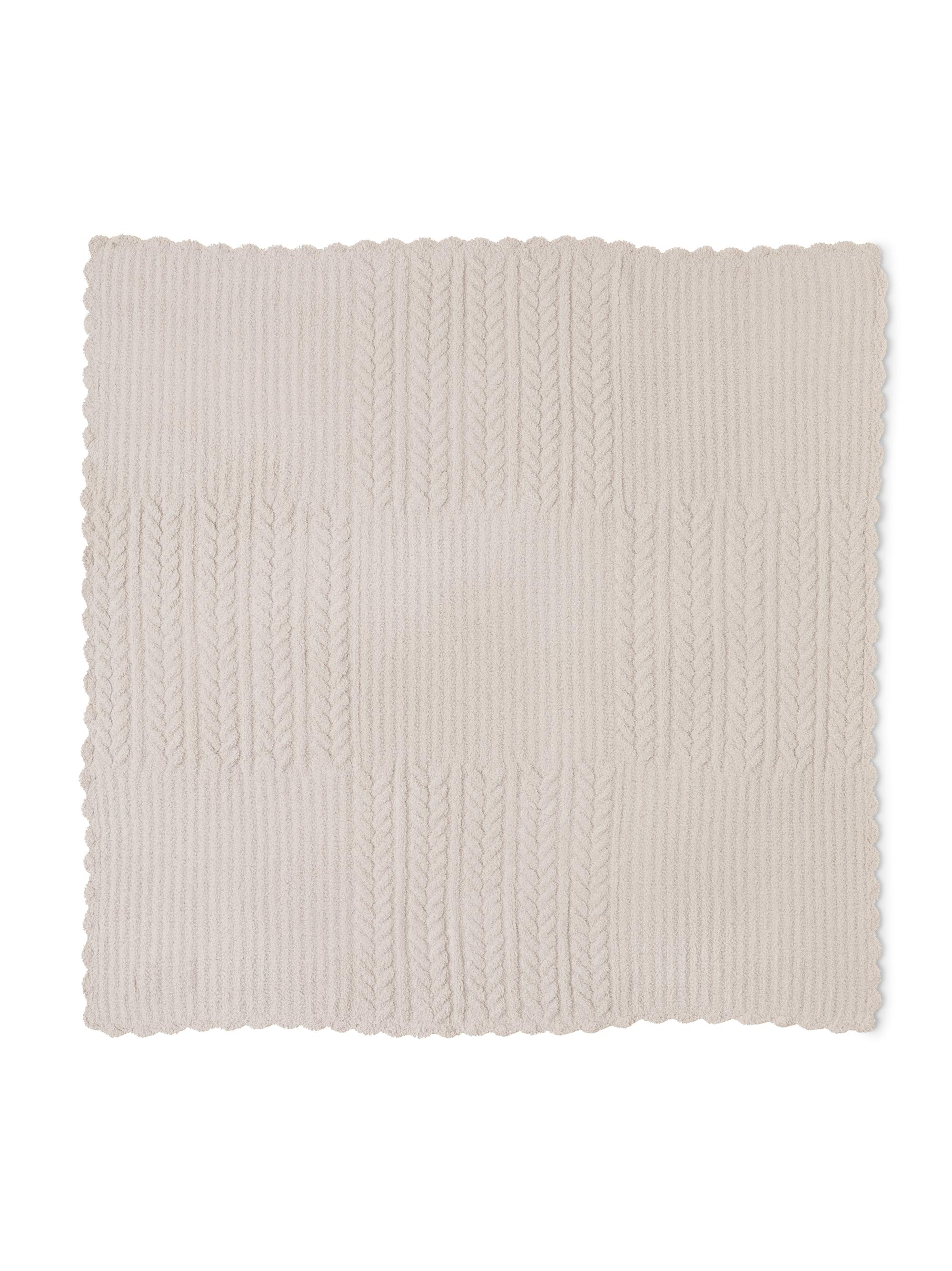 Barefoot Dreams Cozychic Heirloom Receiving Blanket - Stone