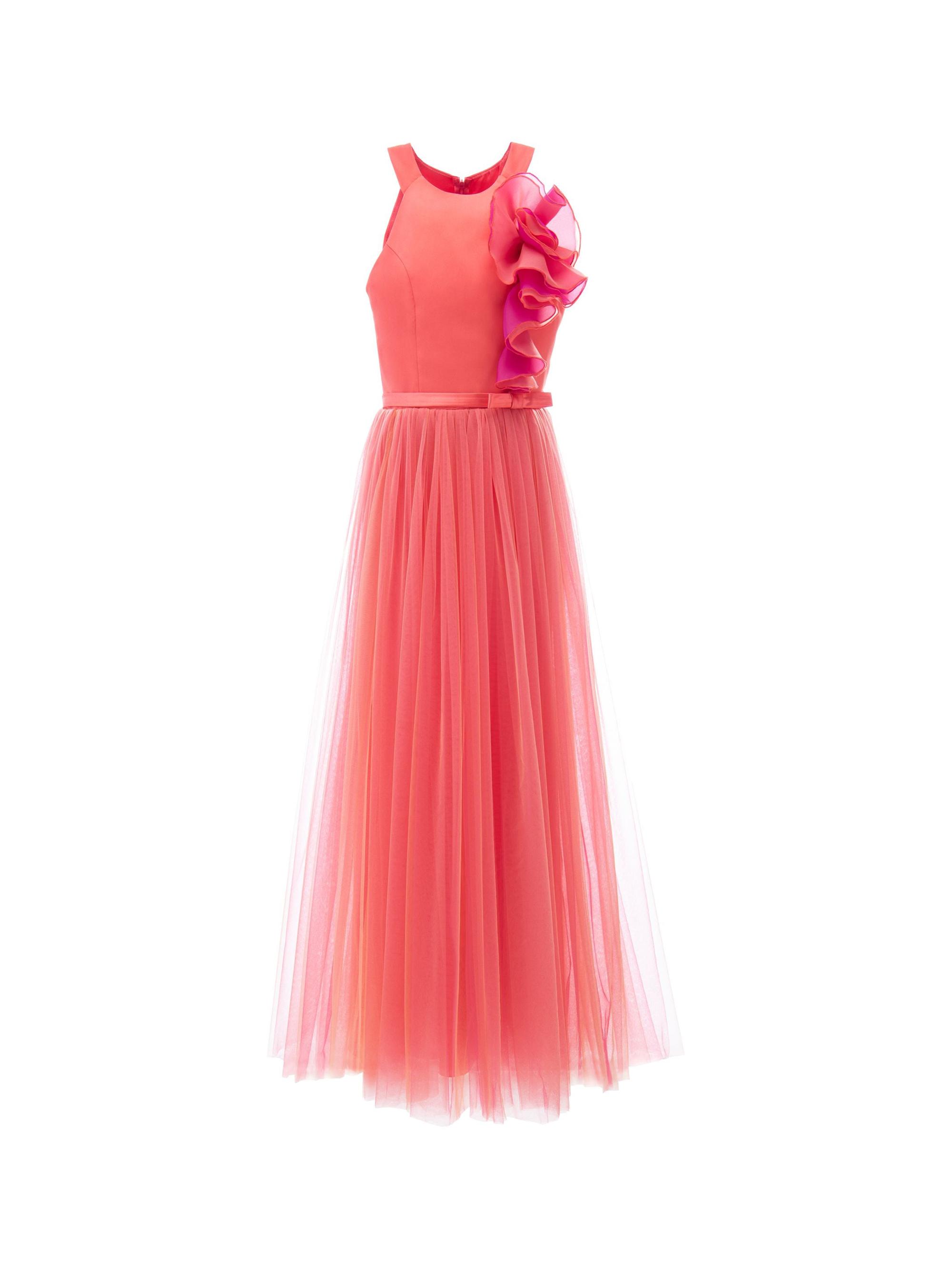 Tulleen Girl's Malaga Dress - Orange