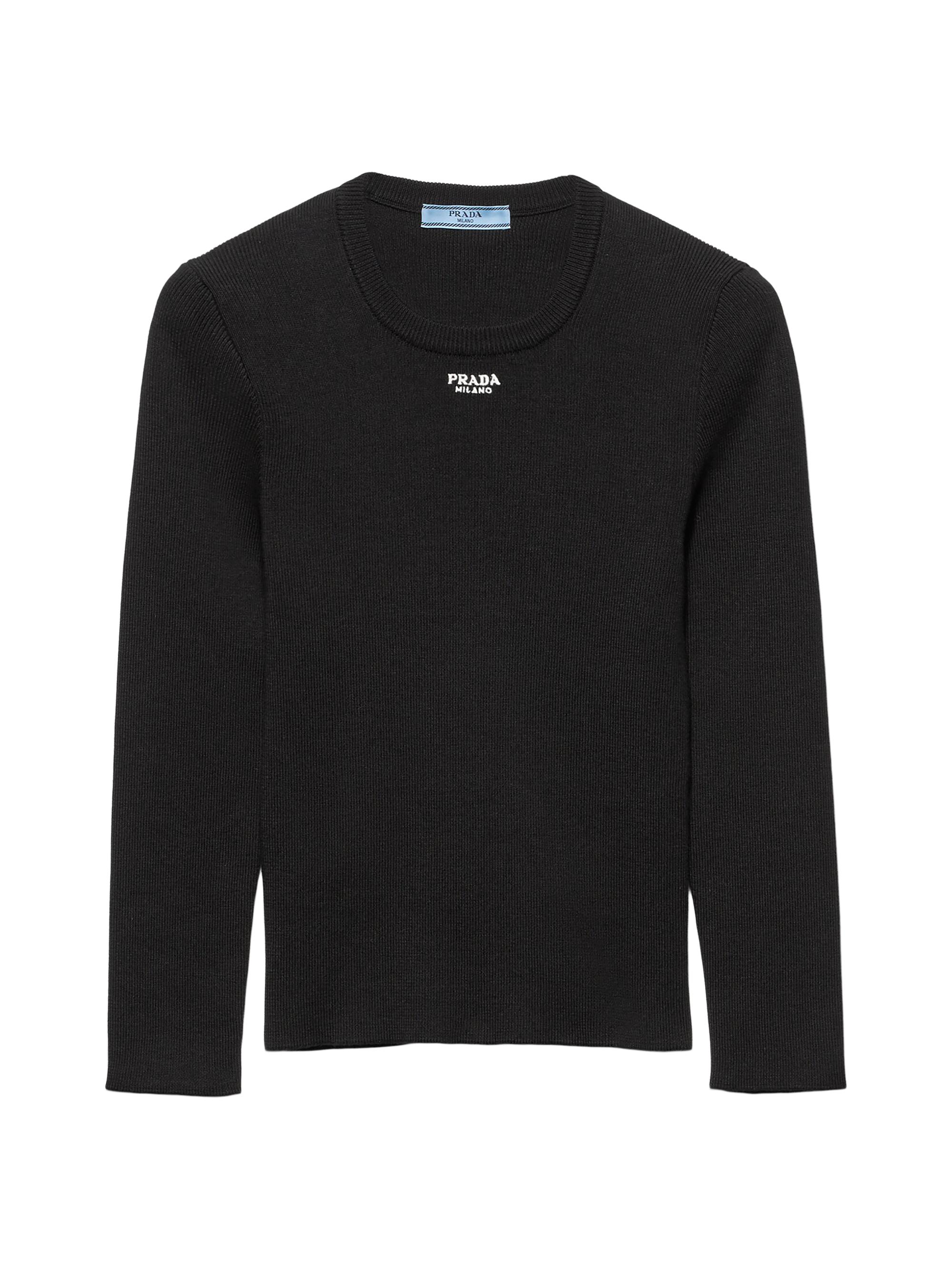 Prada Cashmere and Wool Crew-Neck Sweater | Saks Fifth Avenue