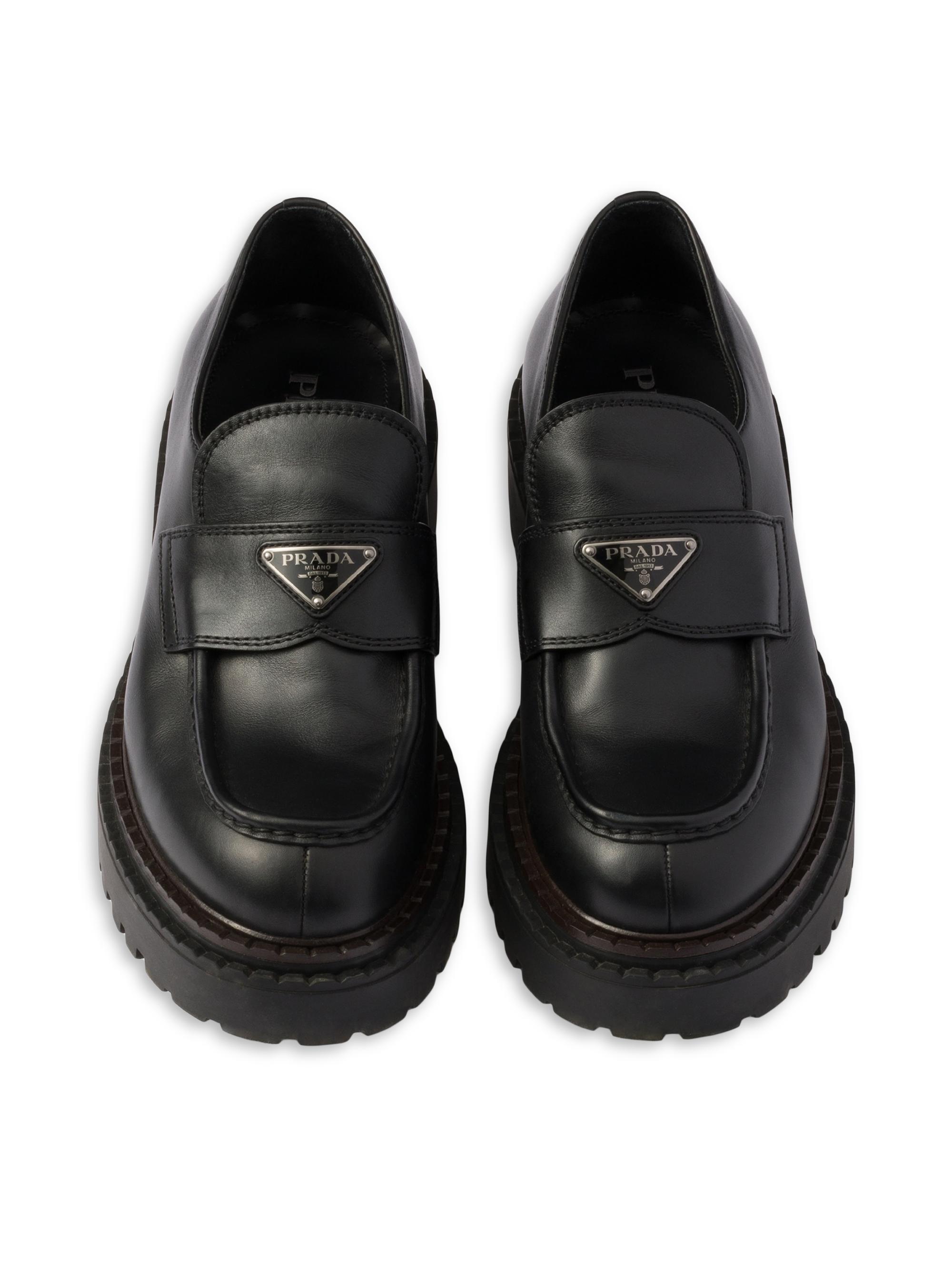Prada Leather Loafers | Saks Fifth Avenue