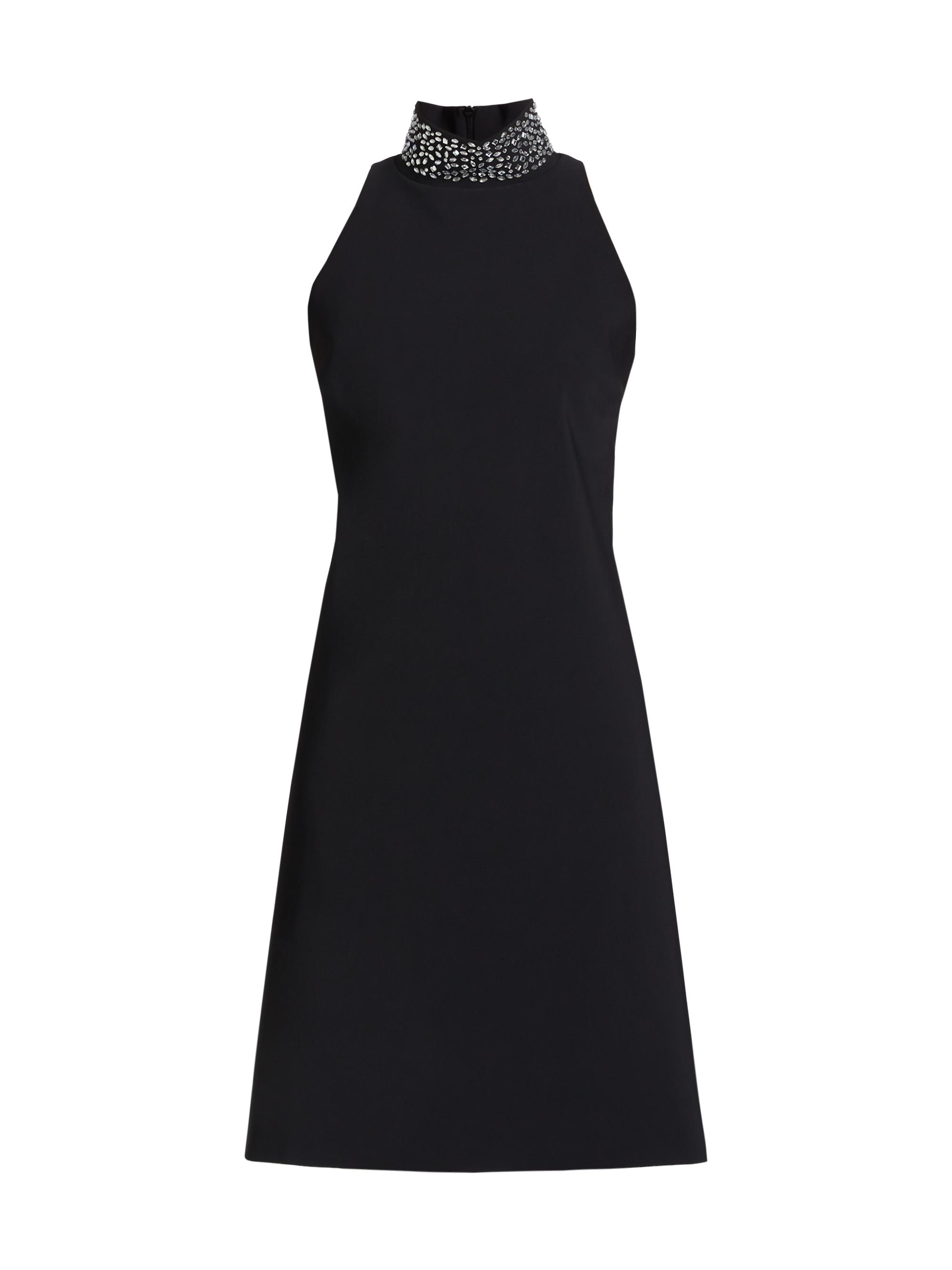 Chiara Boni La Petite Robe Women's Ditte Crystal Minidress - Black