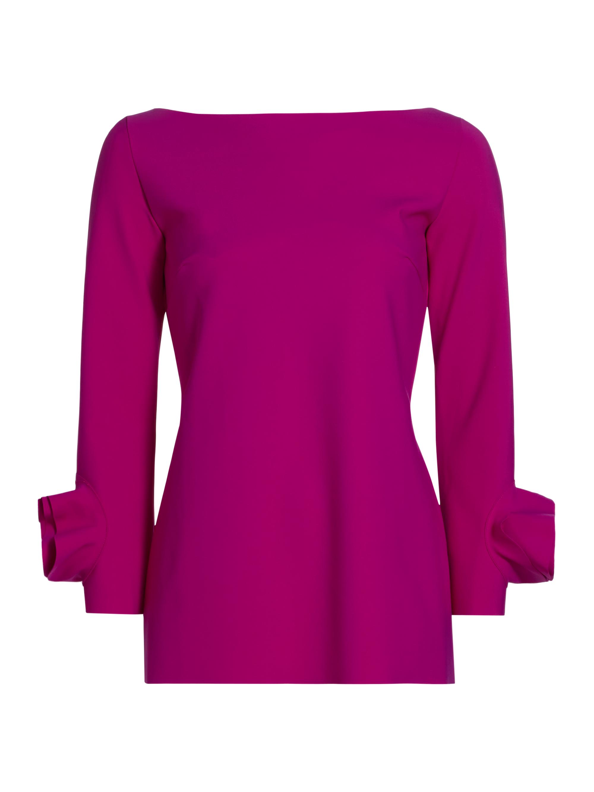 Chiara Boni La Petite Robe Women's Seky Boatneck Top - Cyclamen