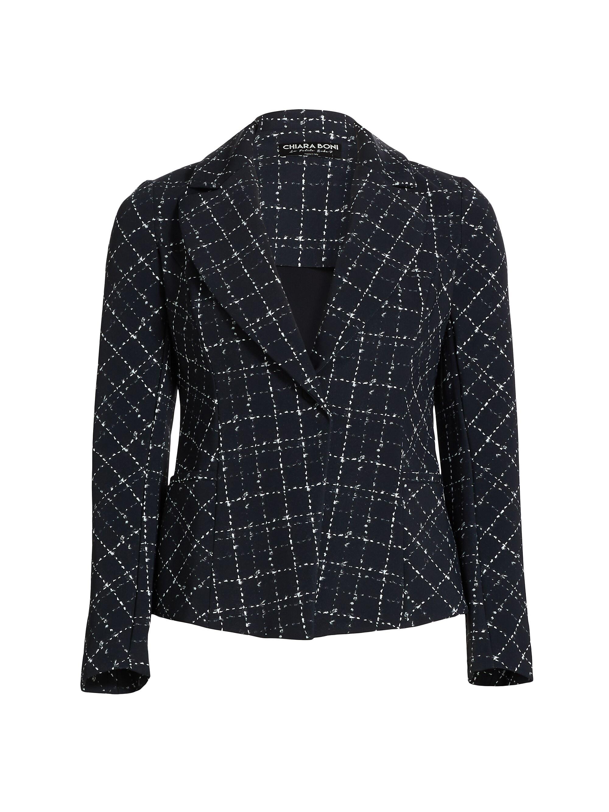 Chiara Boni La Petite Robe Women's Ruggery Check-Print Blazer - Paris Optical