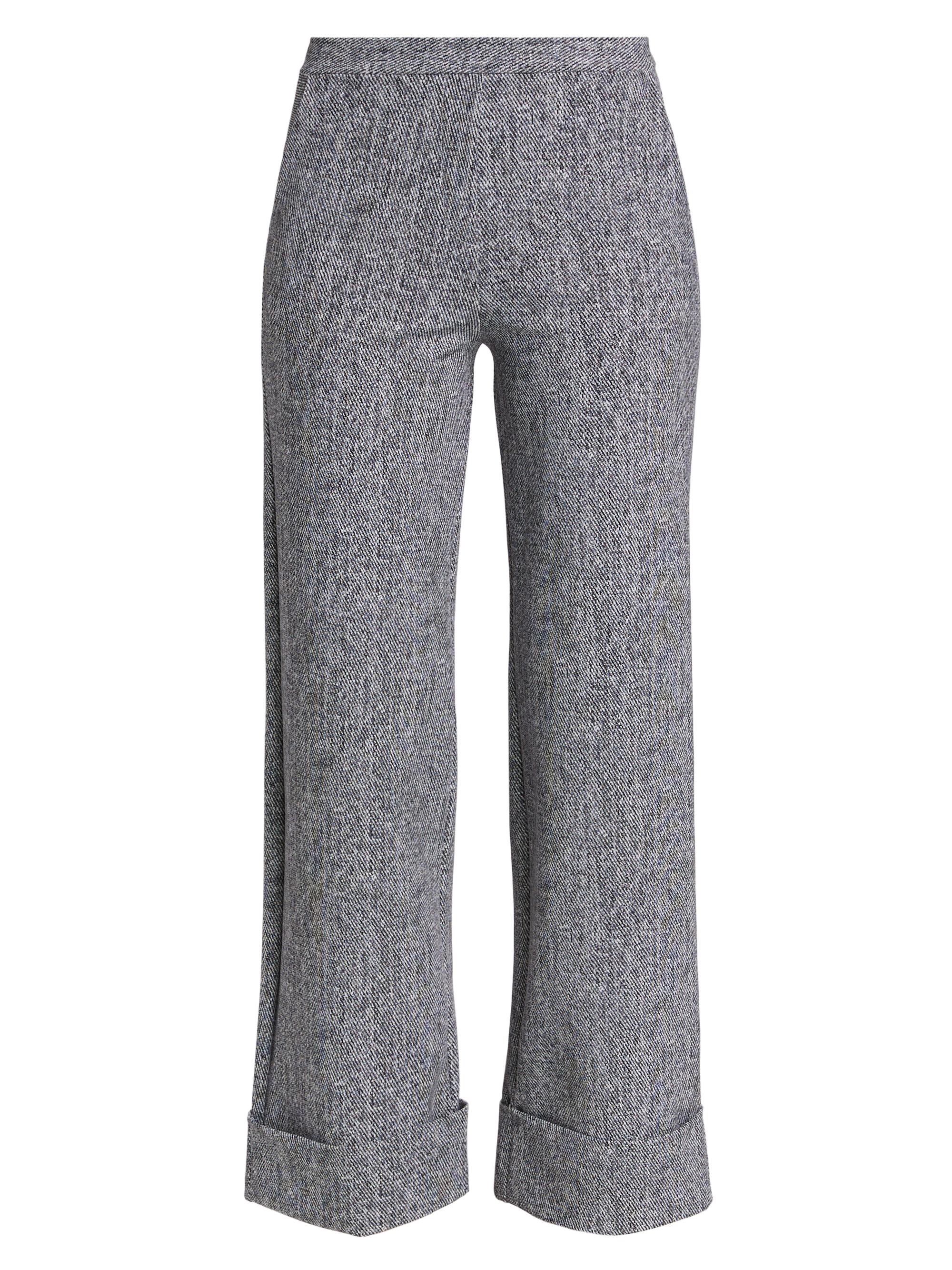 Chiara Boni La Petite Robe Women's Fredynah Wide-Leg Pants - Tweed Cavalry