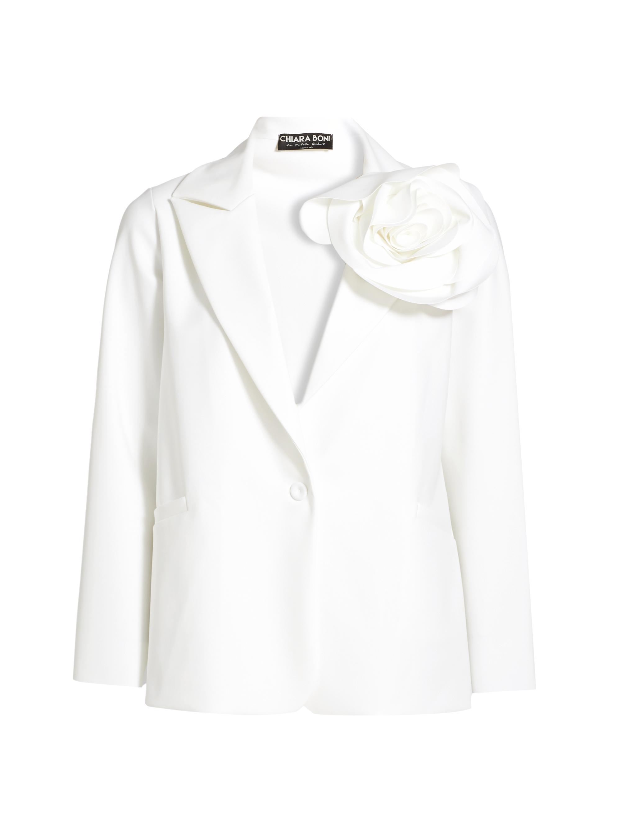 Chiara Boni La Petite Robe Women's Dormo Oversized Blazer - White
