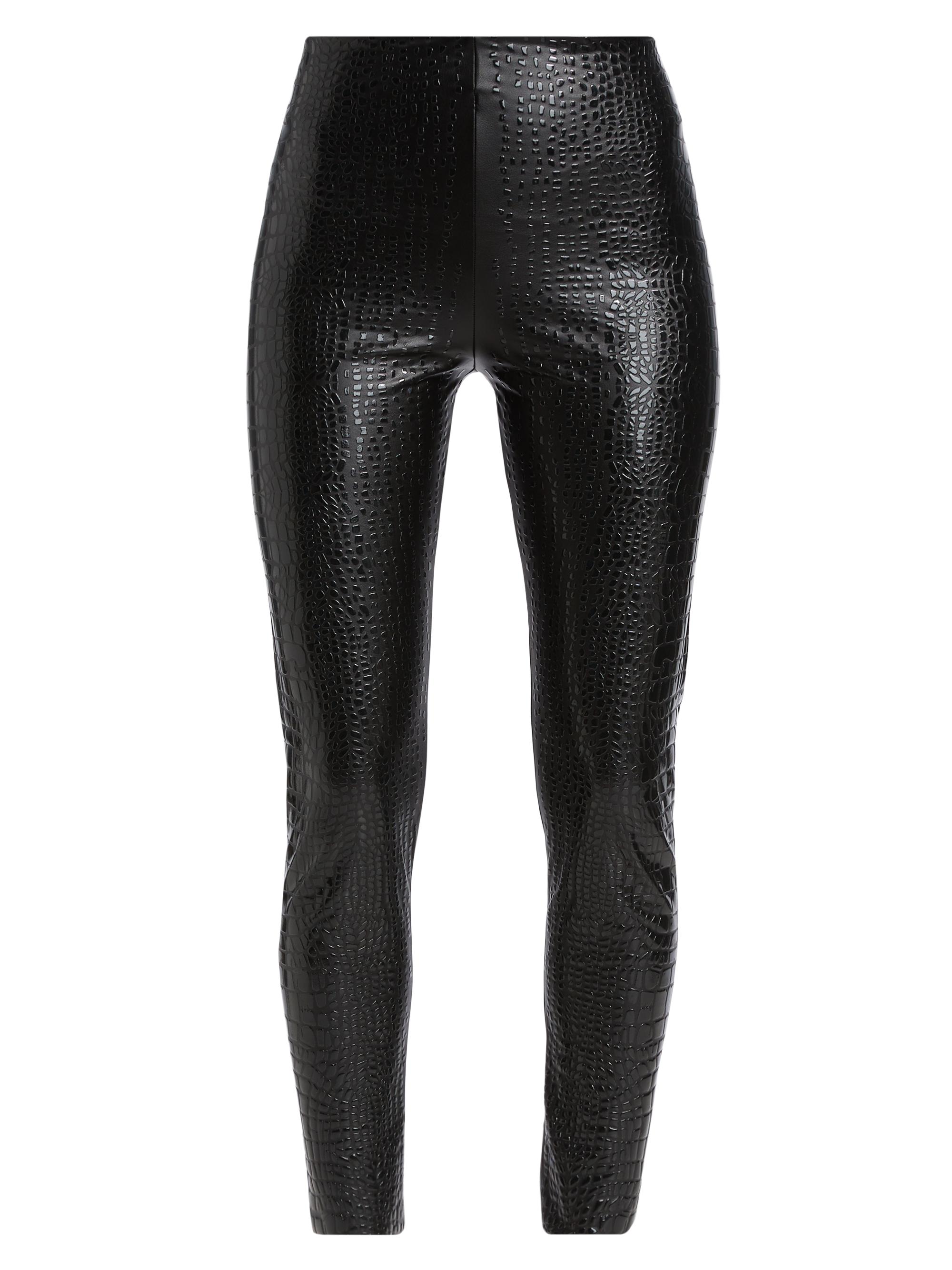 Chiara Boni La Petite Robe Women's Oormea Faux Crocodile Leggings - Black