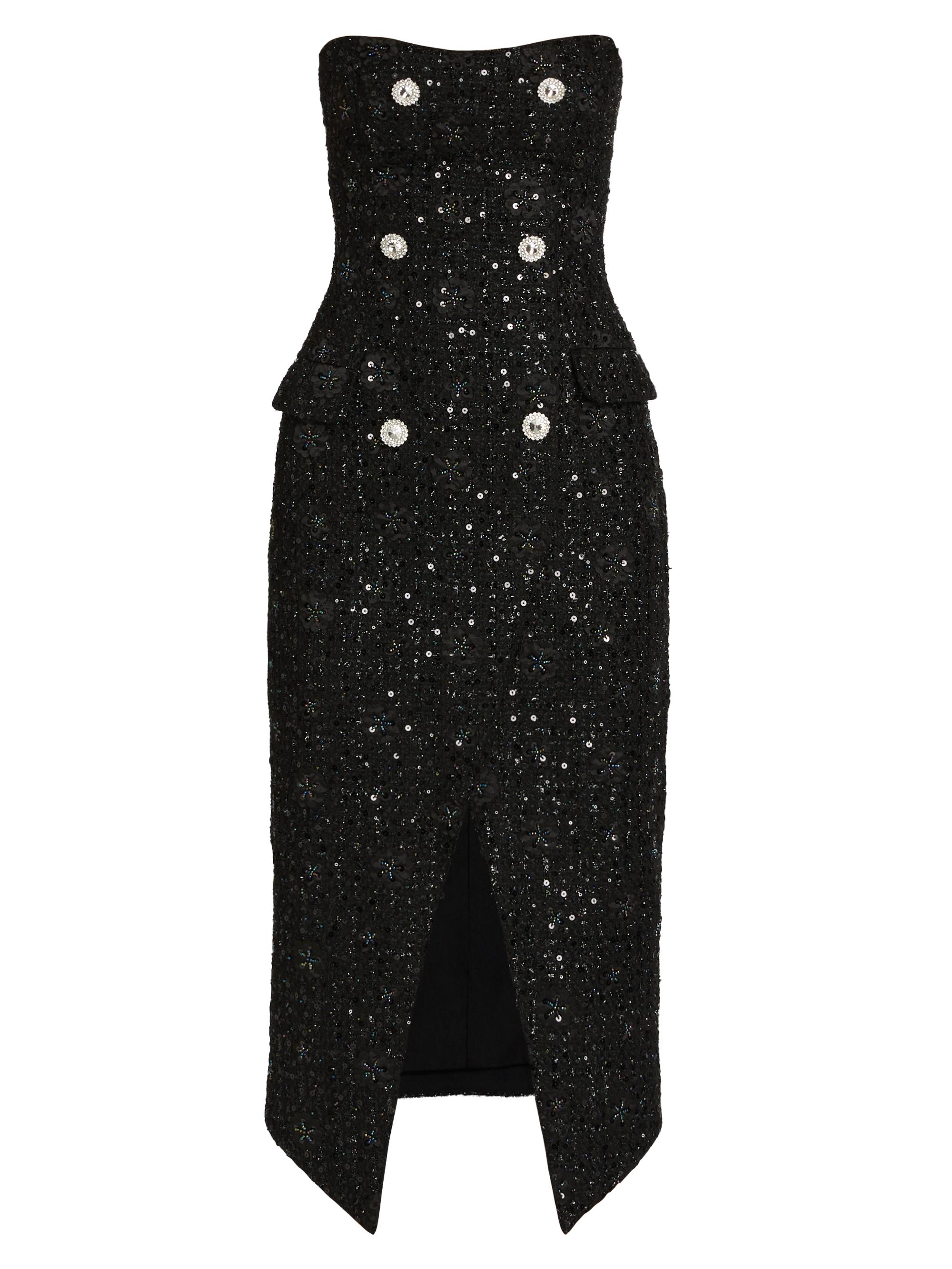 Elliatt Women's Adeline Sequined Midi-Dress - Black