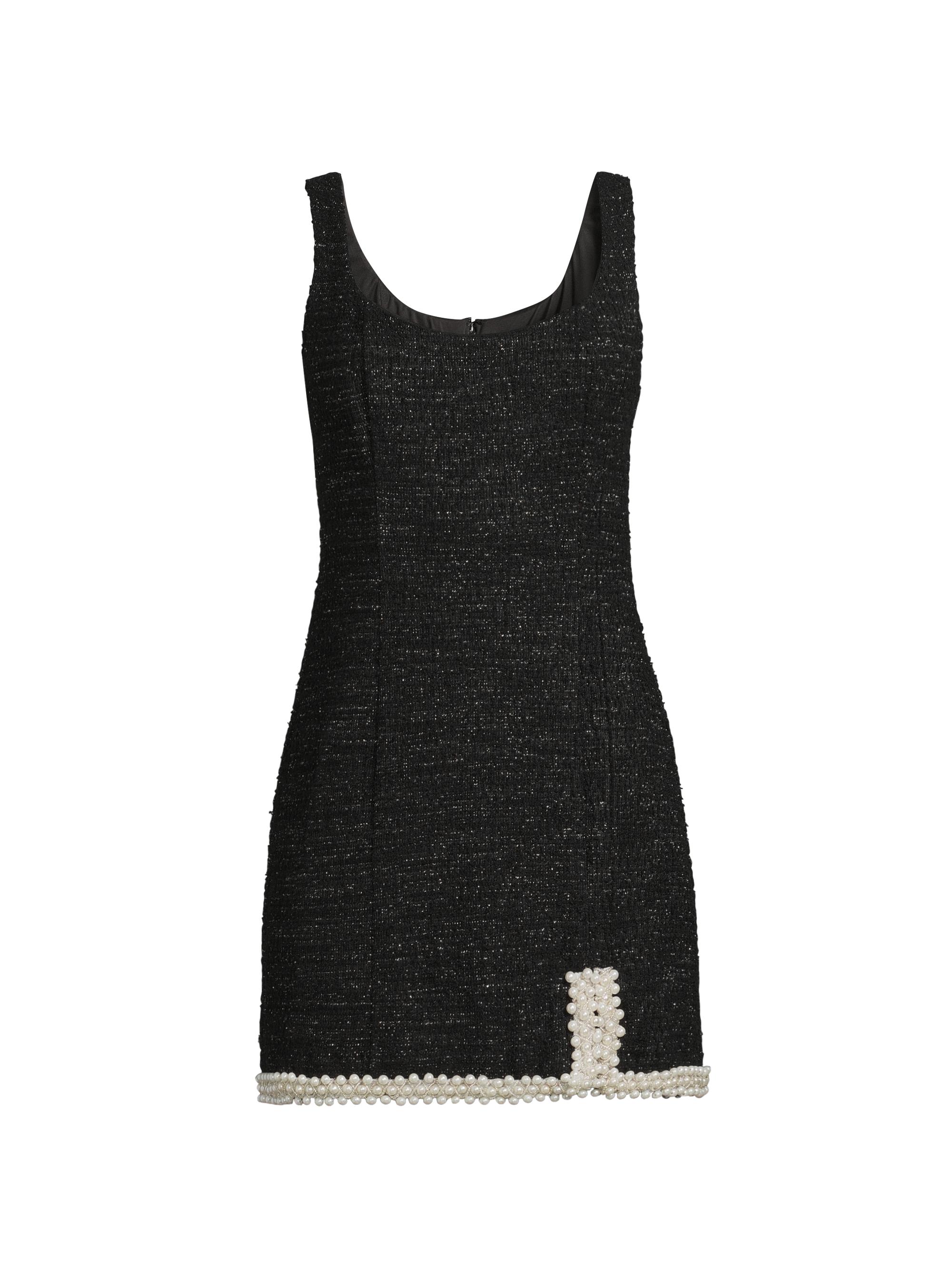 Hutch Women's Oleta Embellished Tweed Minidress - Black