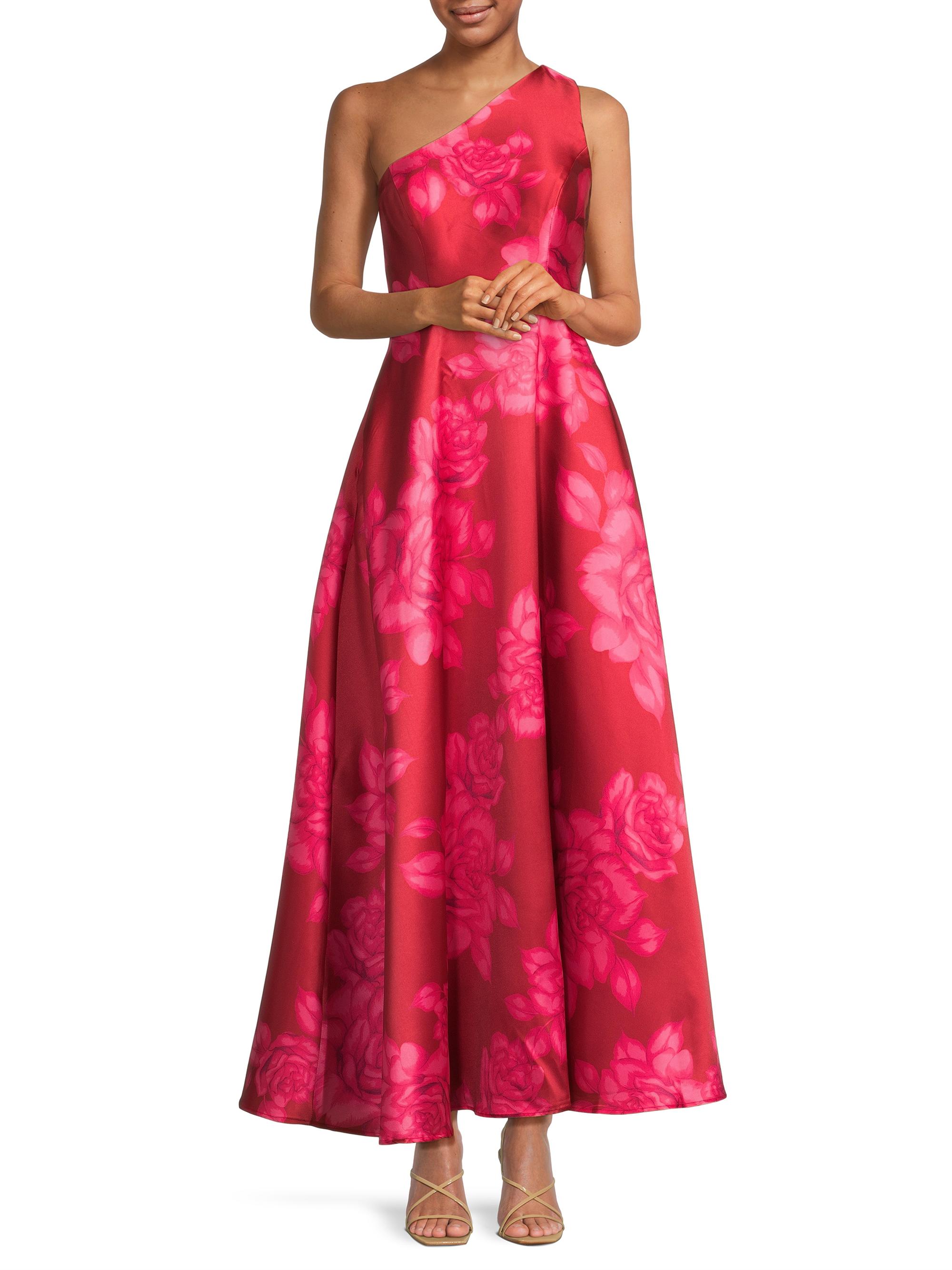 Hutch Cassandra Floral Mikado One-shoulder Gown | Saks Fifth