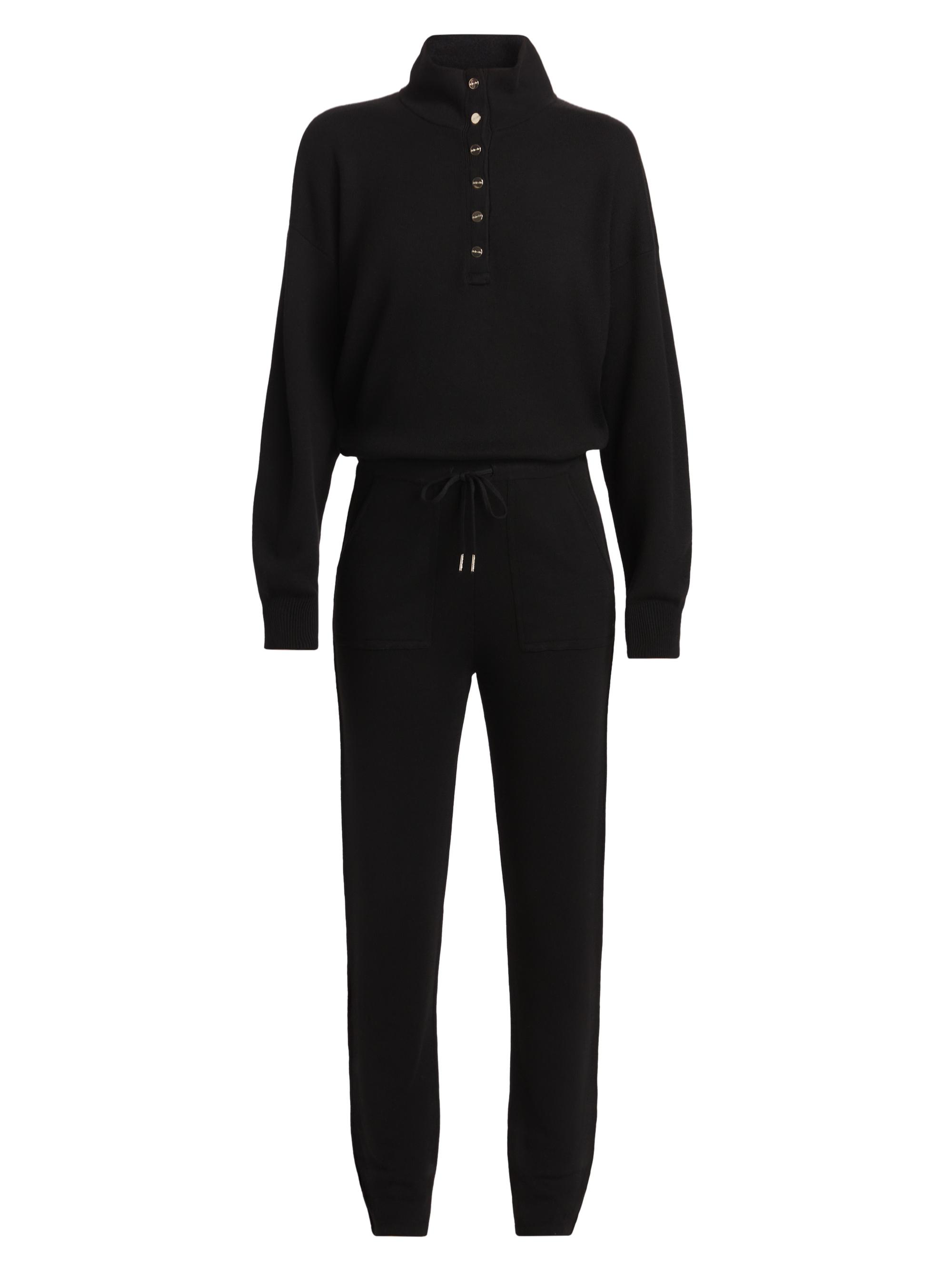 Stellae Dux Knit Drawstring-Waist Jumpsuit | Saks Fifth Avenue