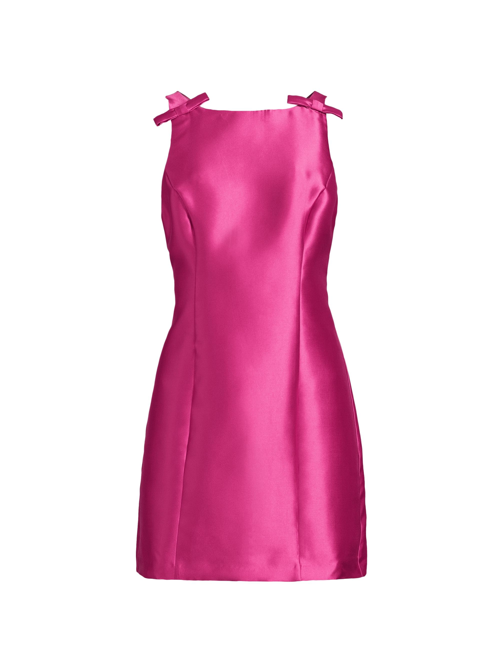 Hutch Women's Chesca Satin Bow Minidress - Hot Pink