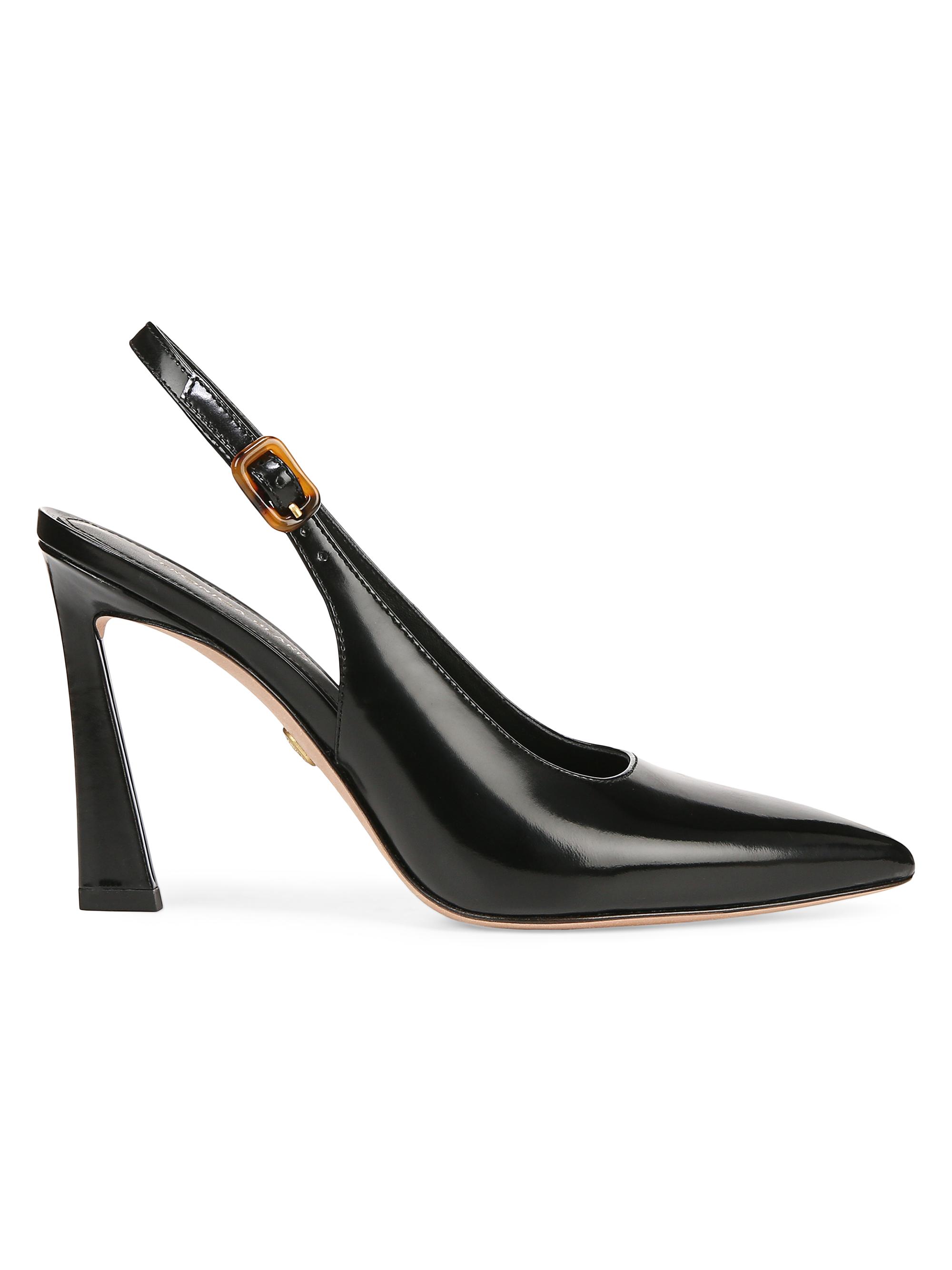 Veronica Beard Women's Callie 95MM Leather Slingback Pumps - Black