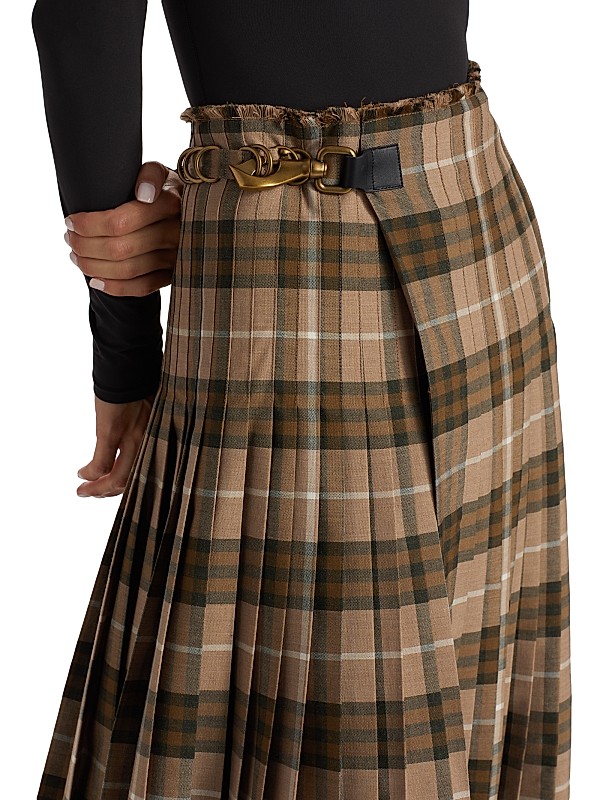 Shop Burberry Check Wool-Blend Knit Maxi Skirt | Saks Fifth Shop Burberry Check Wool-Blend Knit Maxi Skirt | Saks Fifth