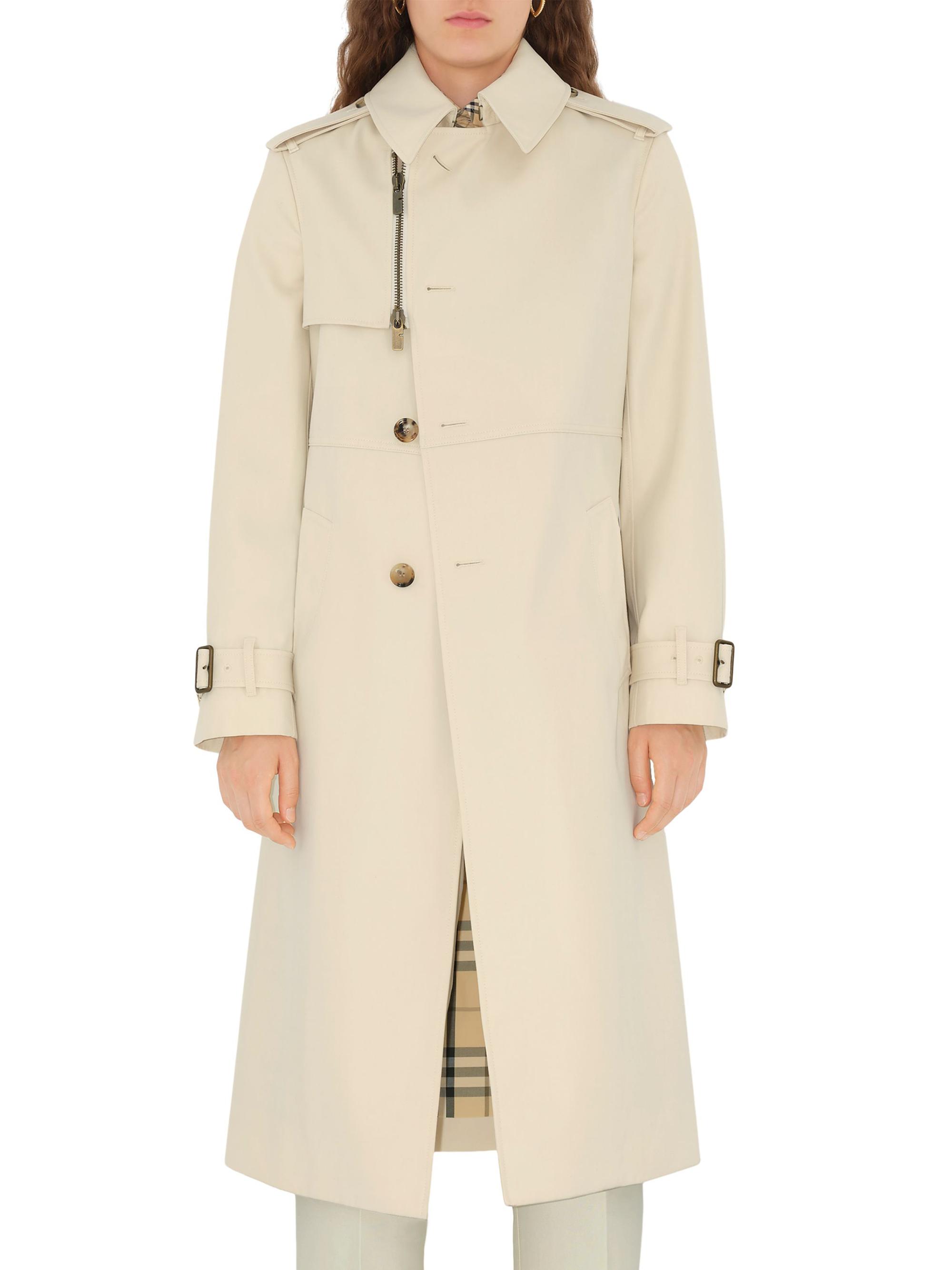 Burberry Women's Double-Breasted Belted Trench Coat - Alpine