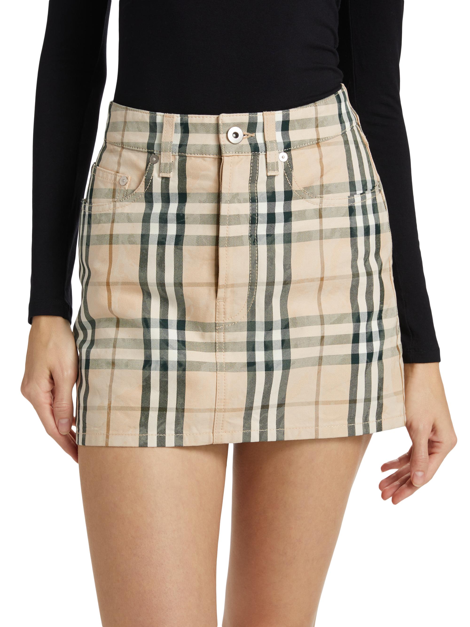 Burberry✨ カットソー（M） デニムミニスカート（36） セット y2k BUR