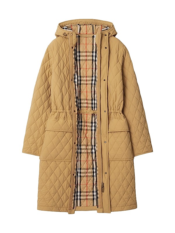 Shop Burberry Quilted Hooded Long-Sleeve Parka | Saks Fifth Shop Burberry Quilted Hooded Long-Sleeve Parka | Saks Fifth