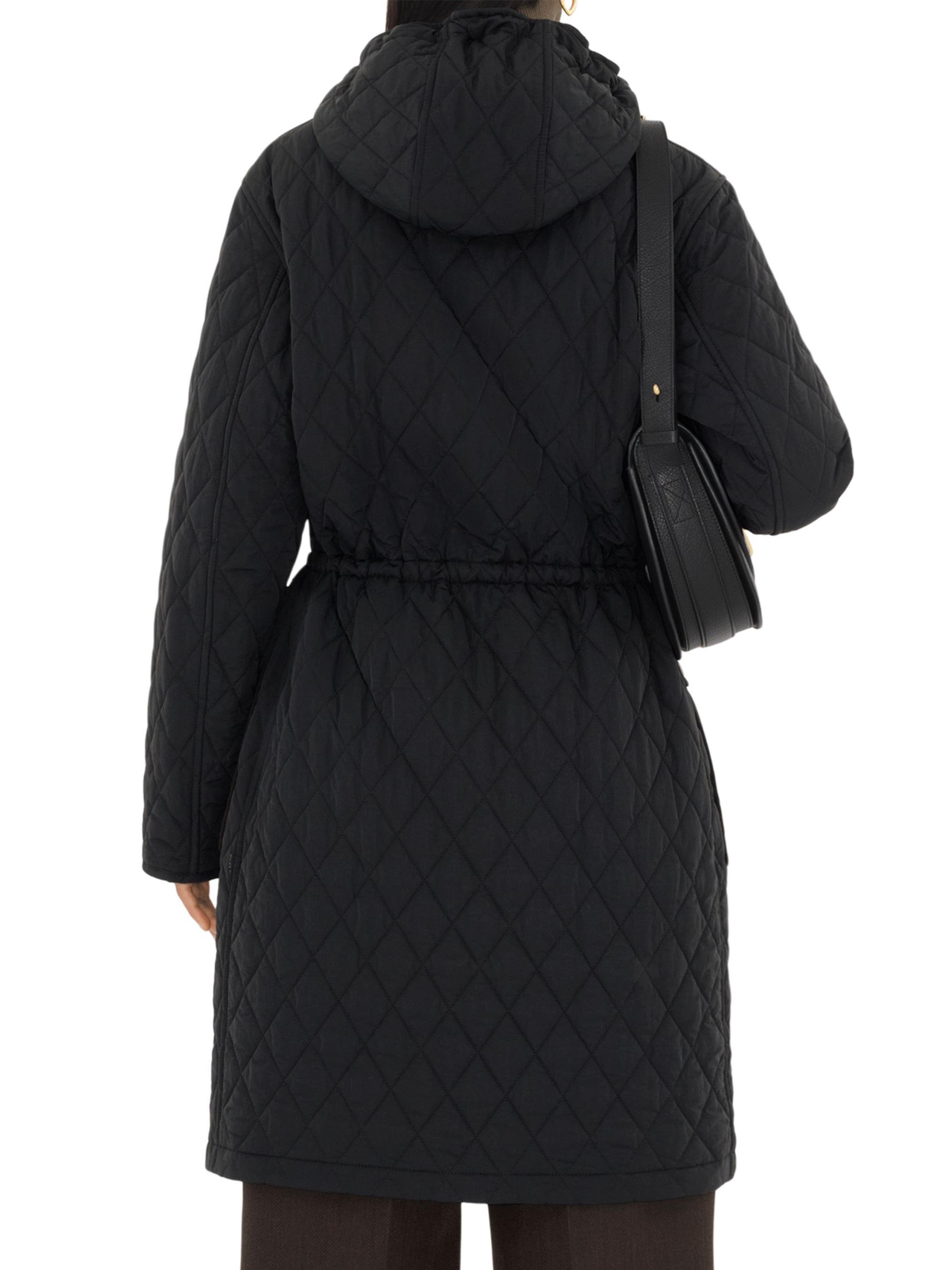 Burberry Quilted Hooded Zip-Up Coat | Saks Fifth Avenue