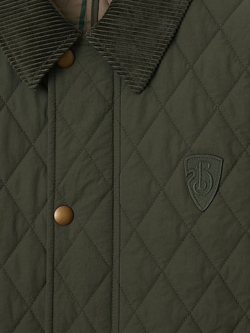 Shop Burberry Logo Quilted Jacket | Saks Fifth Avenue Shop Burberry Logo Quilted Jacket | Saks Fifth Avenue