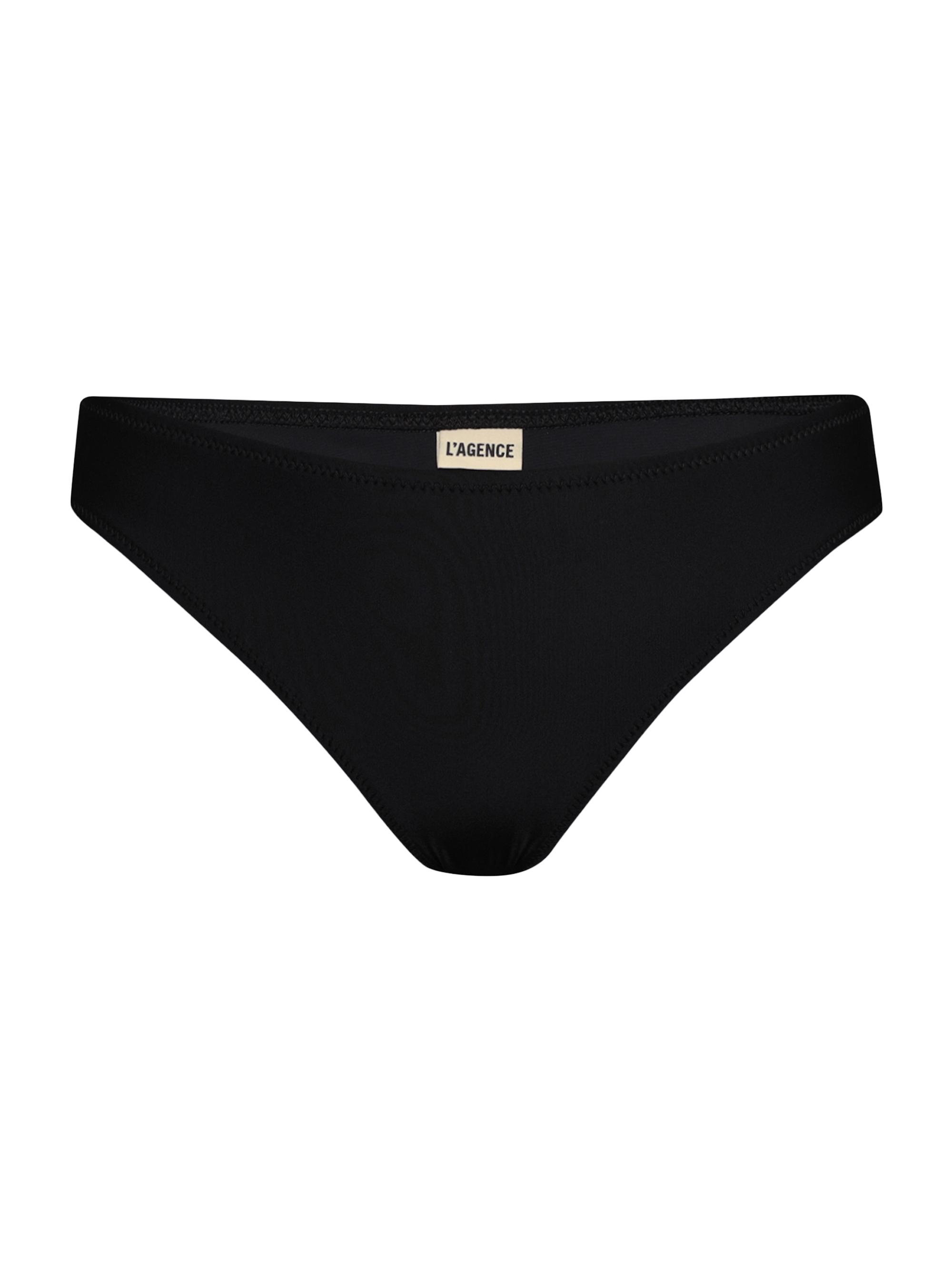 L'AGENCE Women's Shine Like a Diamond Nicole Bikini Bottom - Black