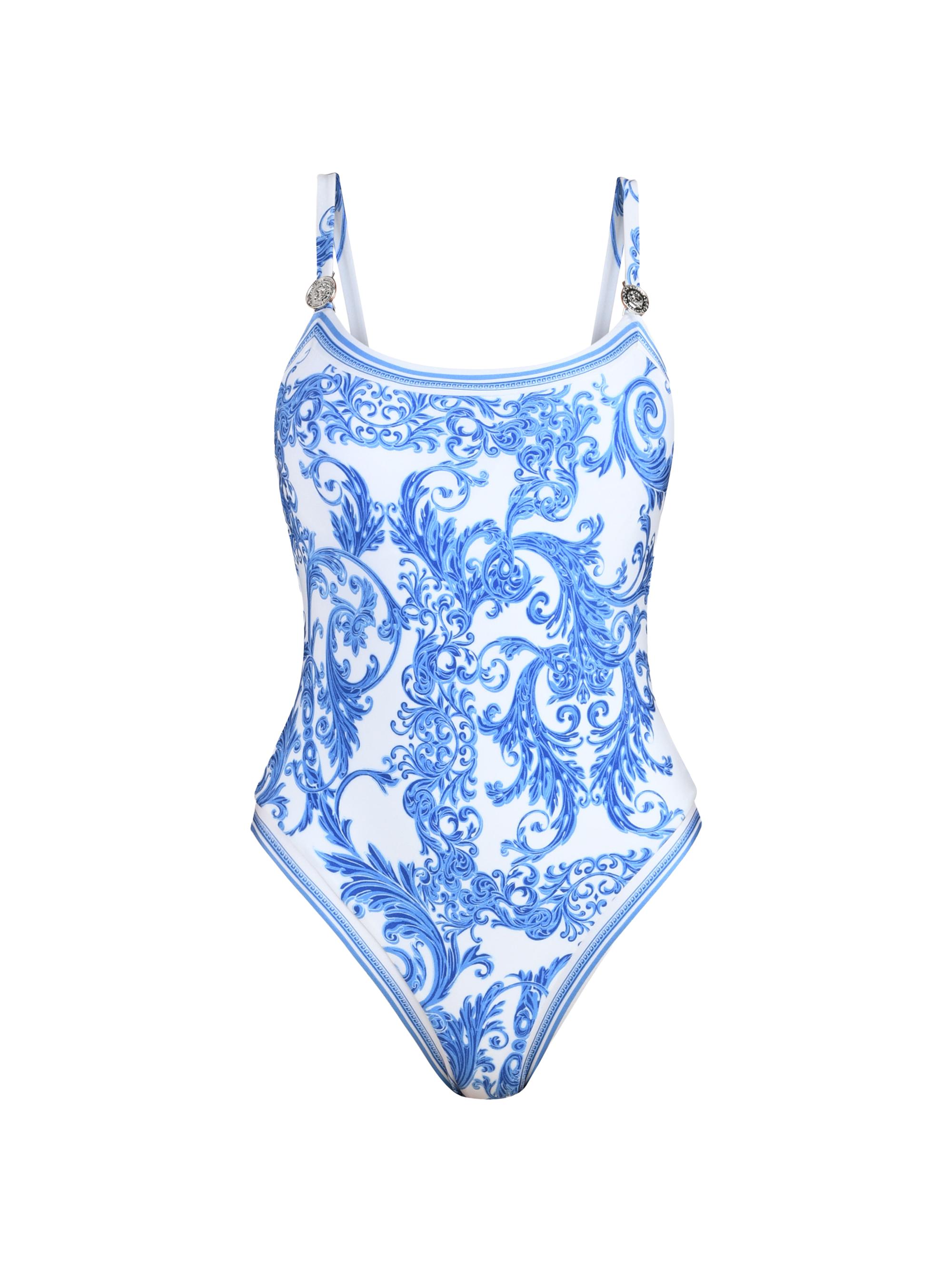 L'AGENCE Women's Baroque Remi One-Piece Swimsuit - Blue