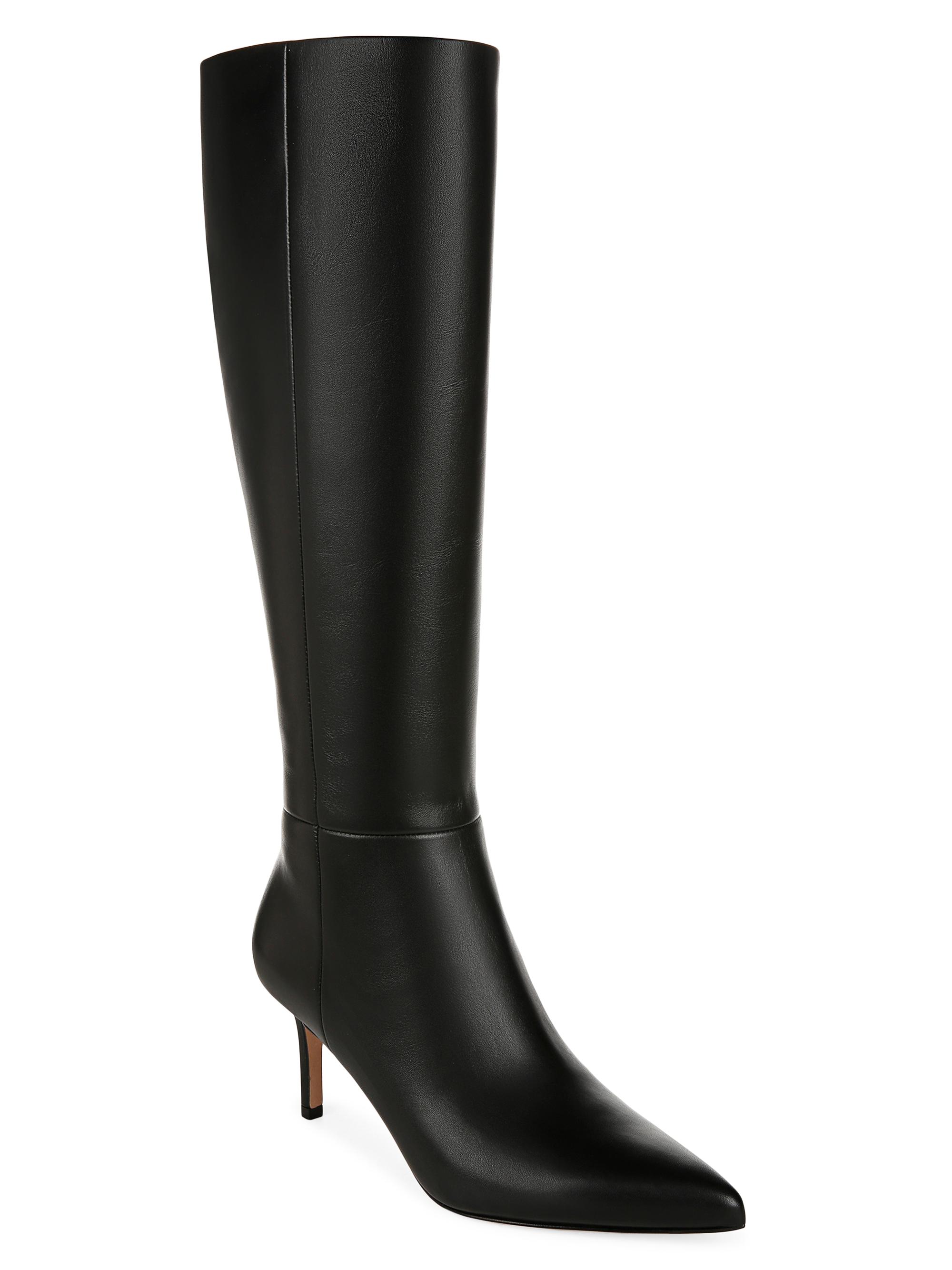 Veronica Beard Lisa 70MM Tall-Shaft Leather Boots | Saks Fifth Avenue