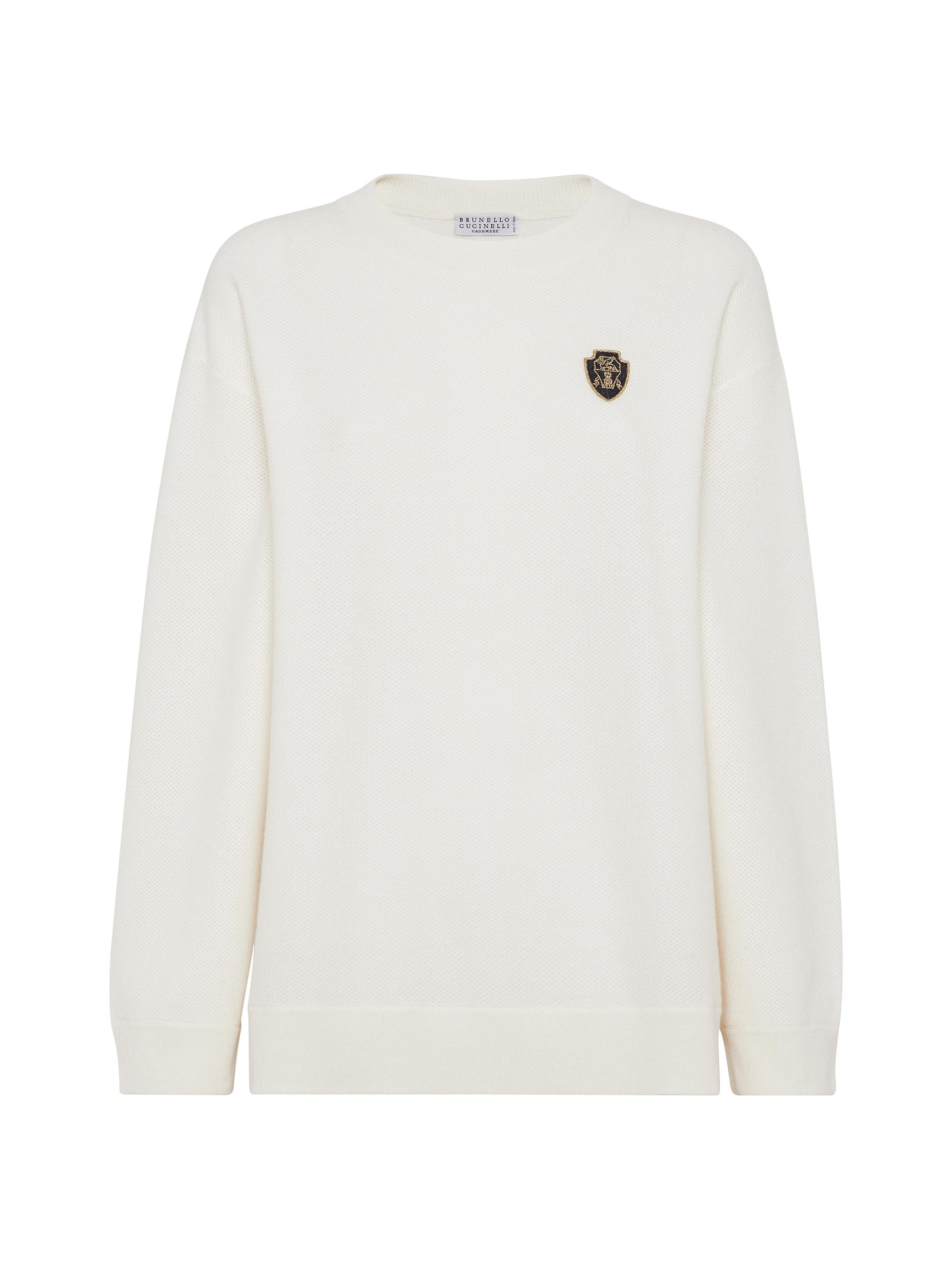 Brunello Cucinelli Women's Cashmere Honeycomb Stitch Sweater - Panama