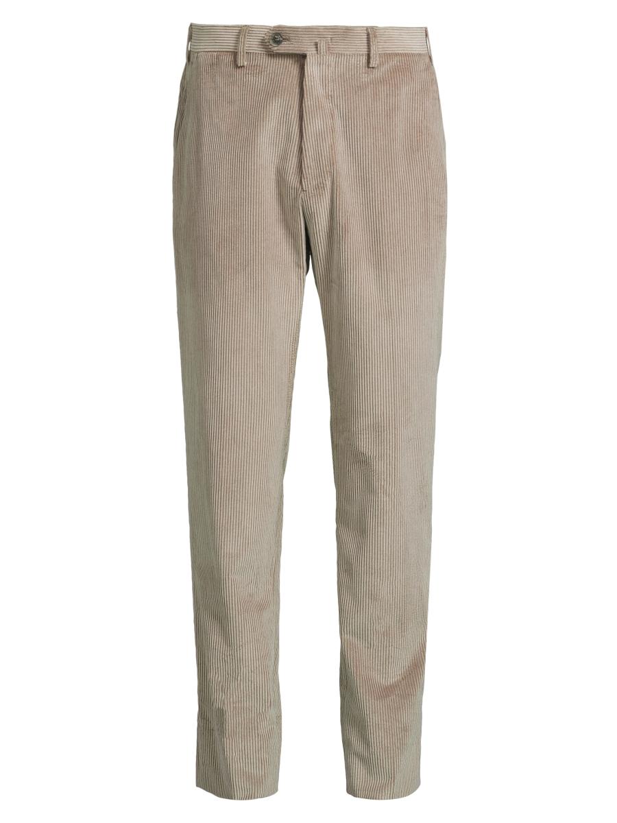 Emporio Armani Straight-Fit Corduroy Pants | Saks Fifth Avenue