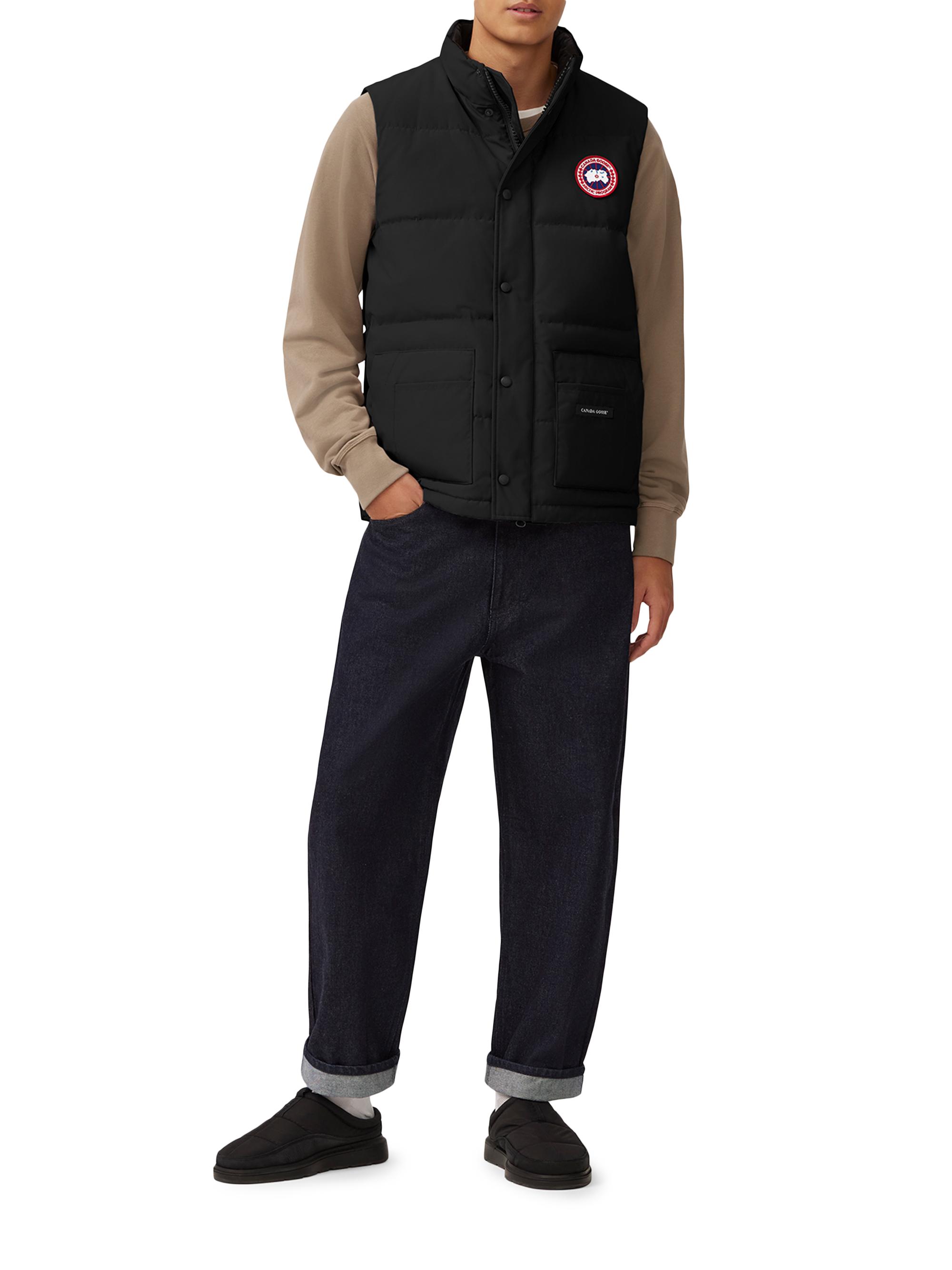   Freestyle Crew Vest ブラック Canada Goose Freestyle Crew Vest | Saks Fifth Avenue
