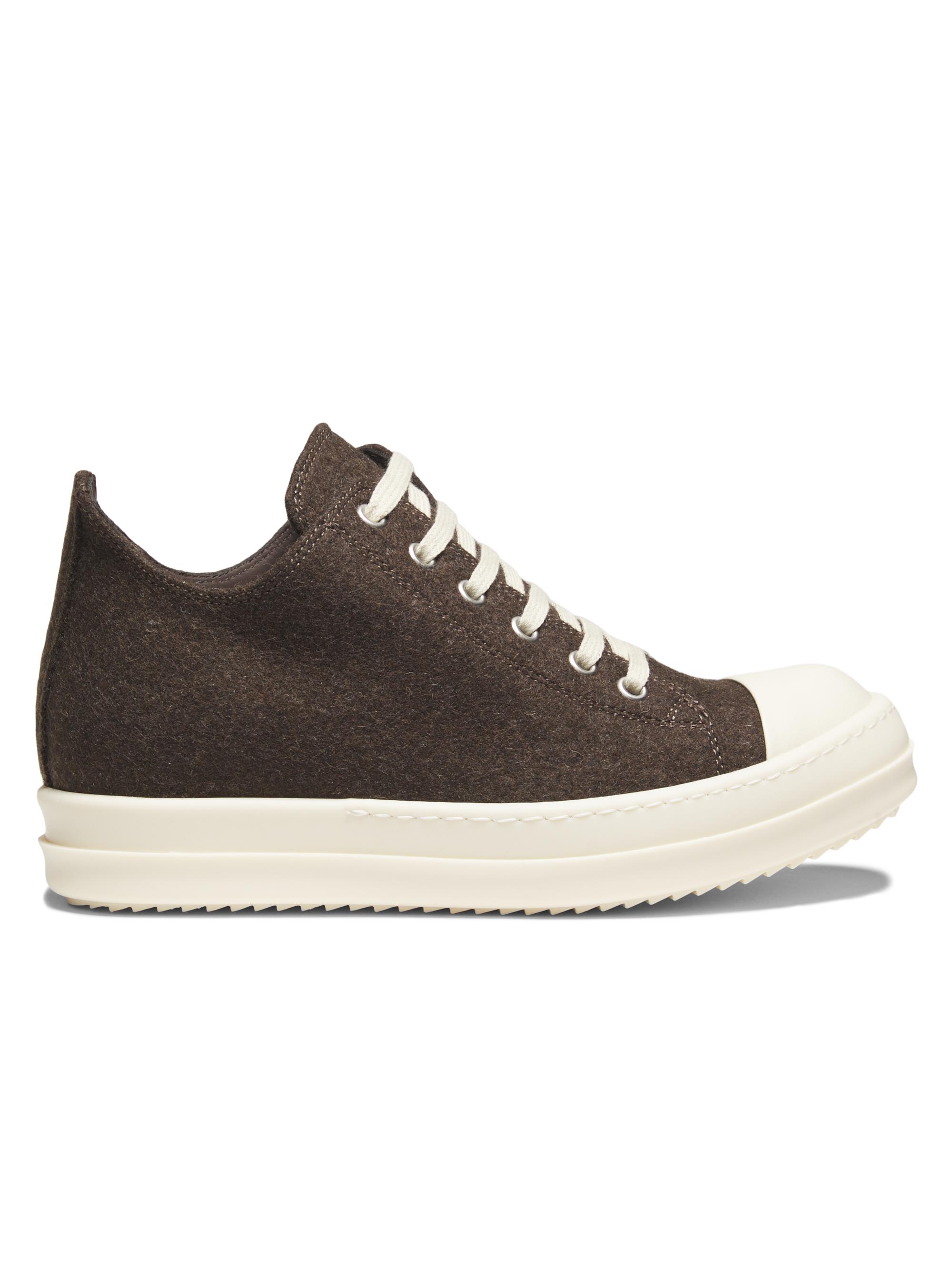 Rick Owens Low Sneaks Leather Sneakers | Saks Fifth Avenue