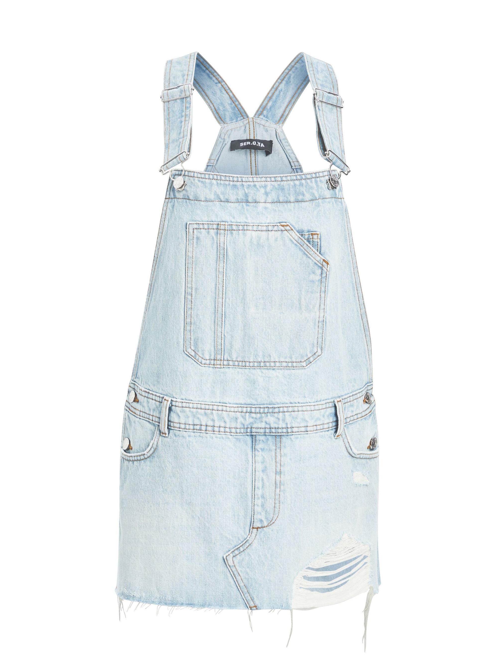 Ser.o.ya Women's Moe Overall Mini Dress - Cove