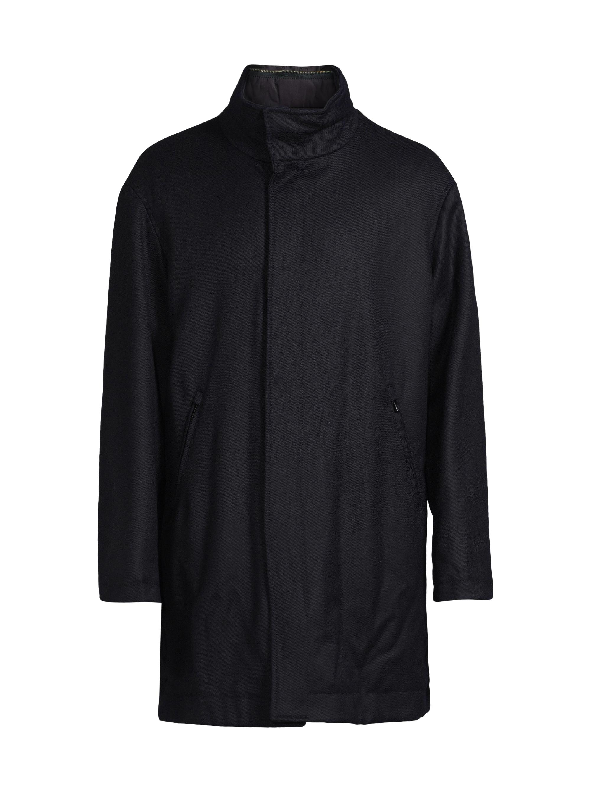 Emporio Armani Caban Wool Coat | Saks Fifth Avenue