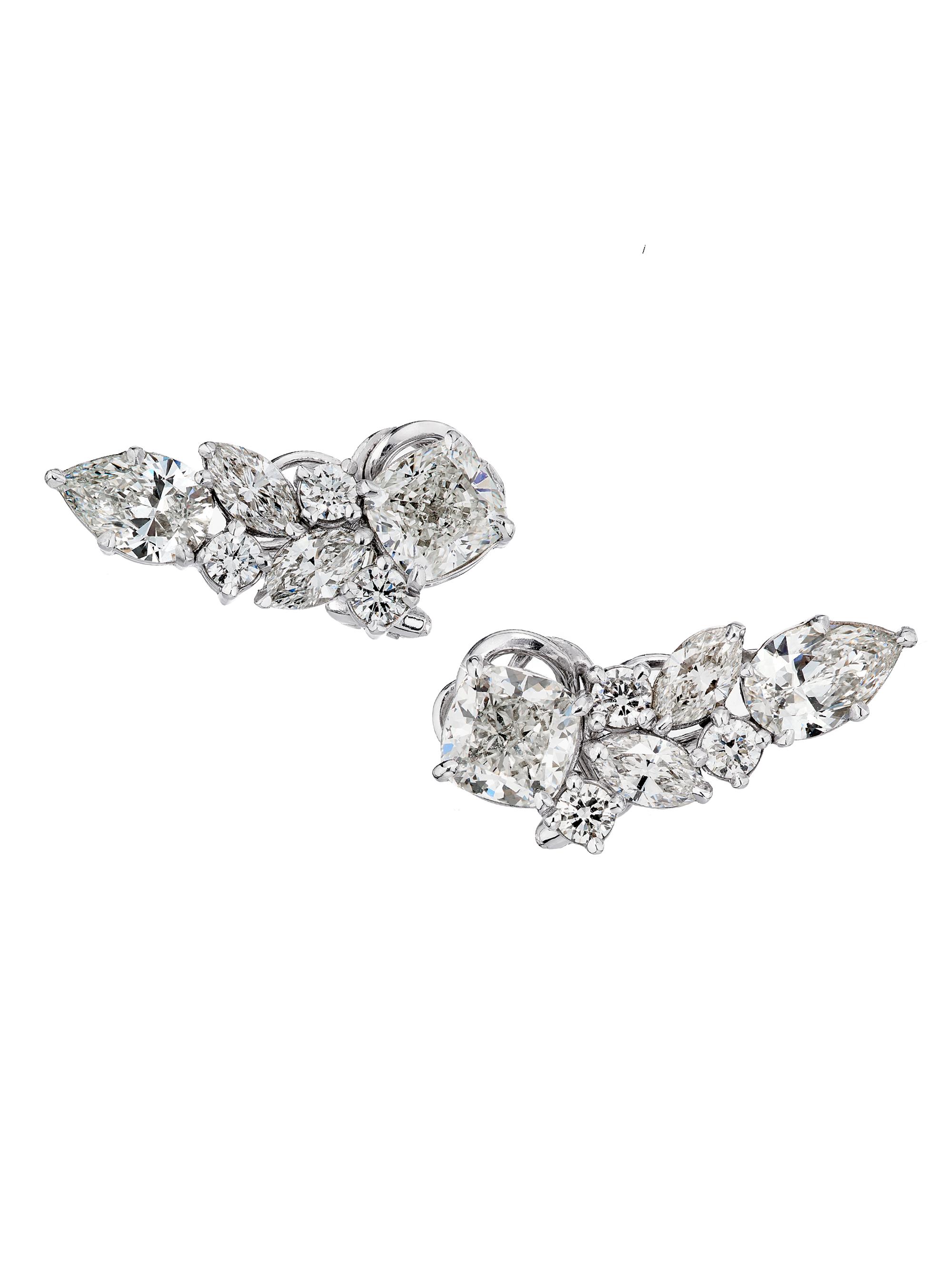 Saks Fifth Avenue High Jewelry Platinum TCW Diamond