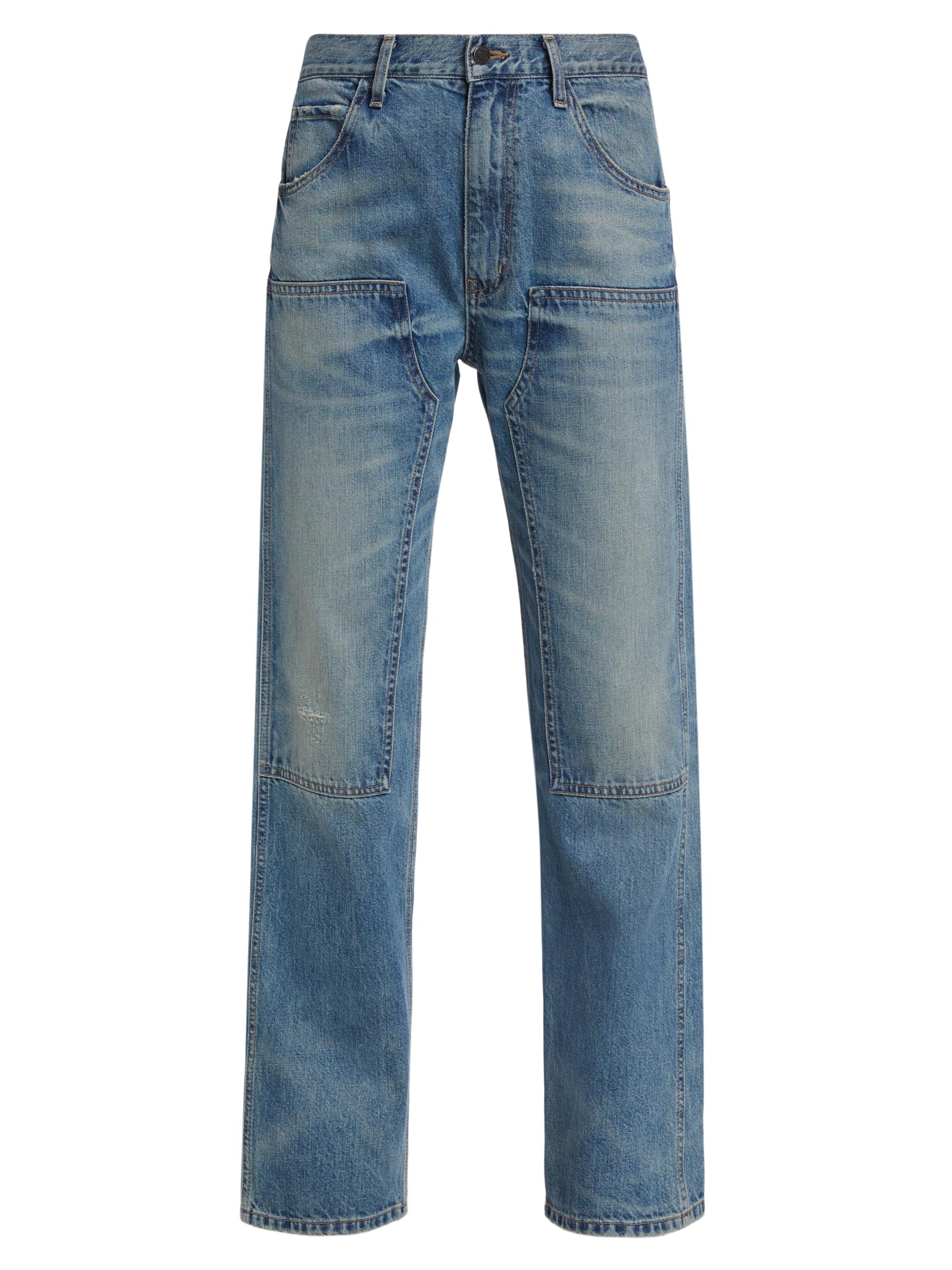 Nili Lotan Women's Welder Mid-Rise Carpenter Straight-Leg Jeans - Summer Wash