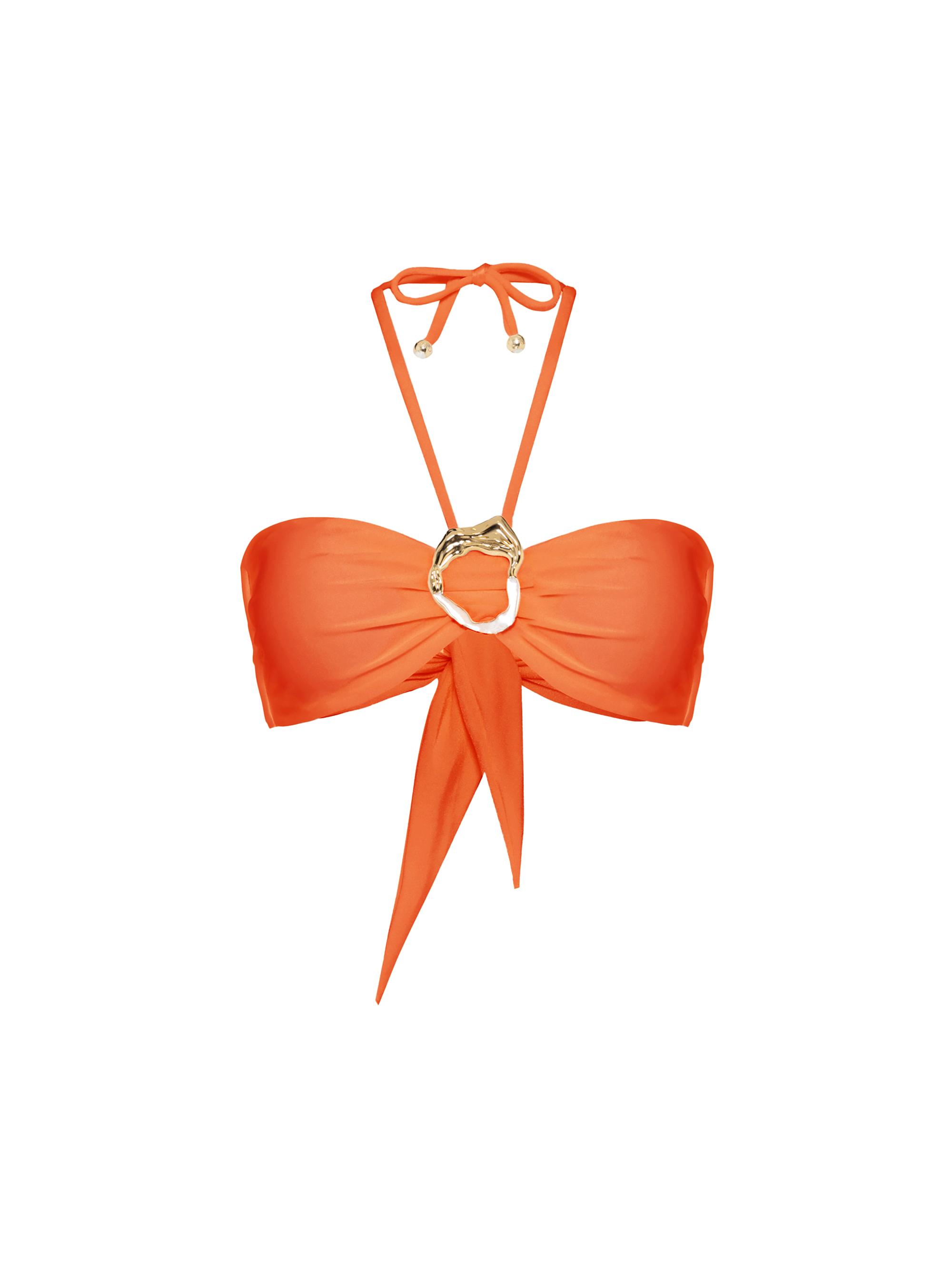 PatBO Women's Jersey Sands Embellished Halterneck Bikini Top - Papric