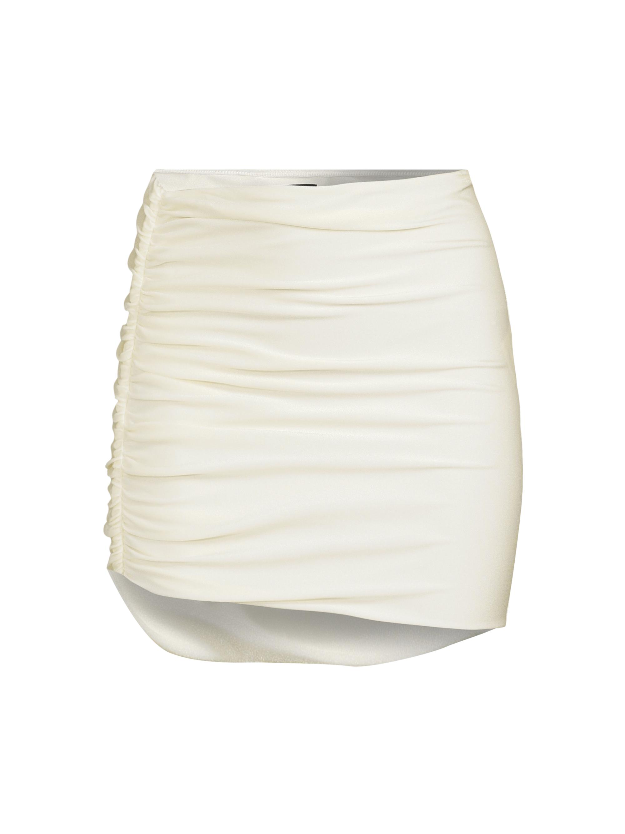PatBO Women's Groovy Piscina Cover-Up Miniskirt - Off White