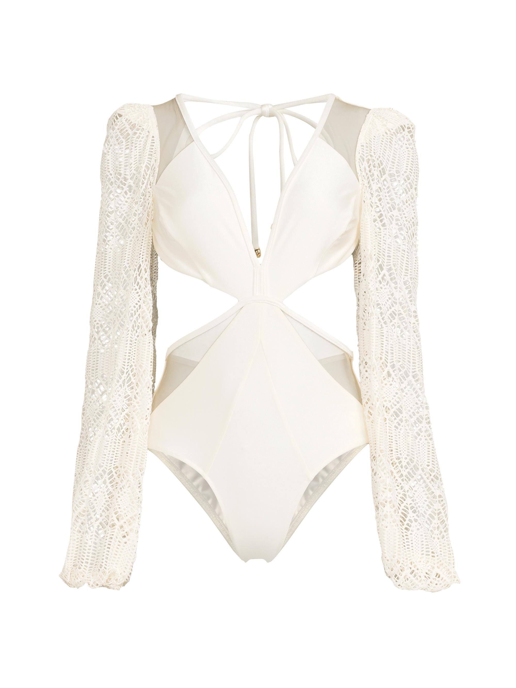 PatBO Jersey Sands Knit One-Piece Swimsuit Saks Fifth Avenue