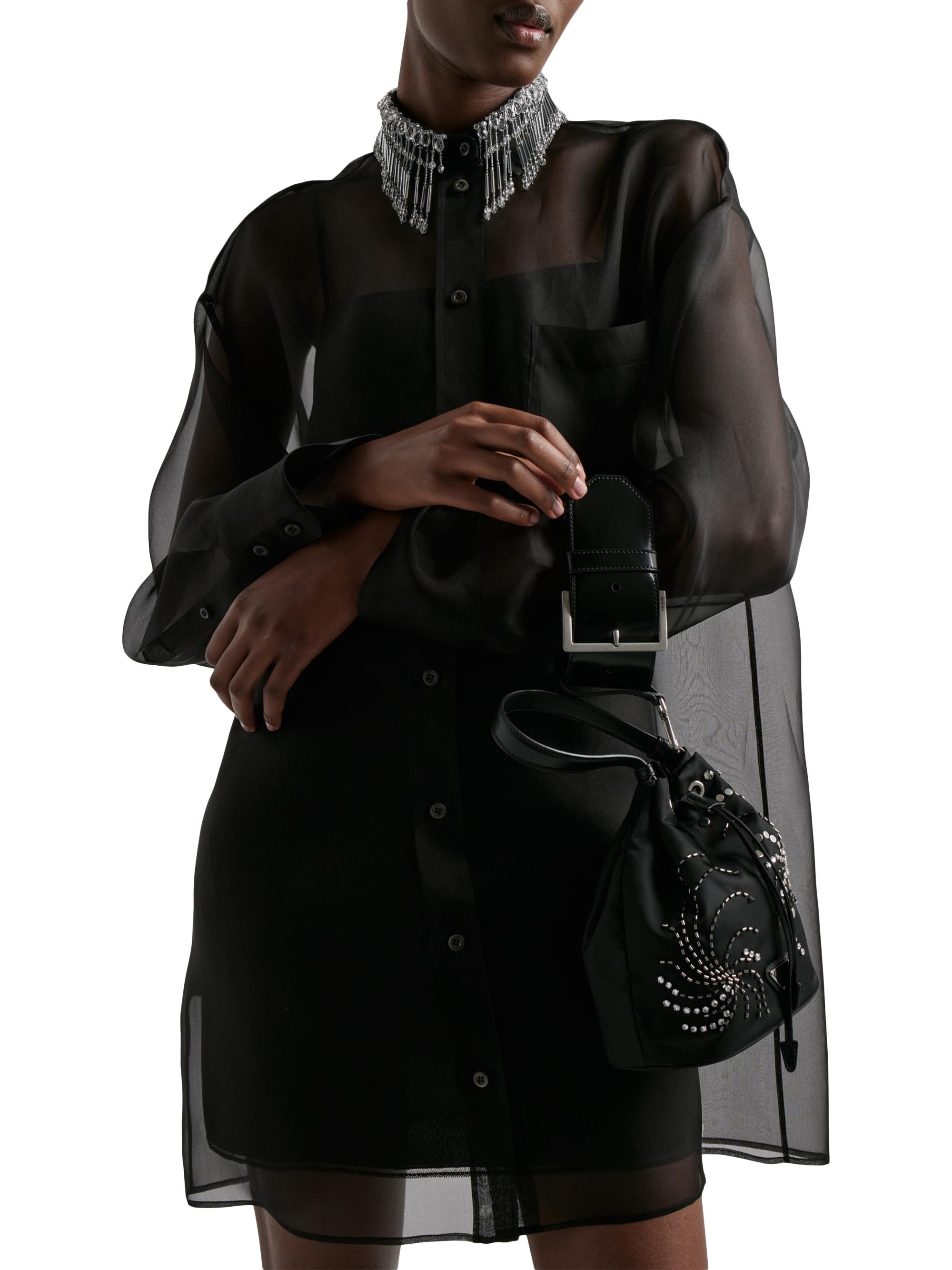 【新品未使用】PRADA フローラルプリント コットン ミニドレス Natural Floral Print Linen Mini-dress | PRADA