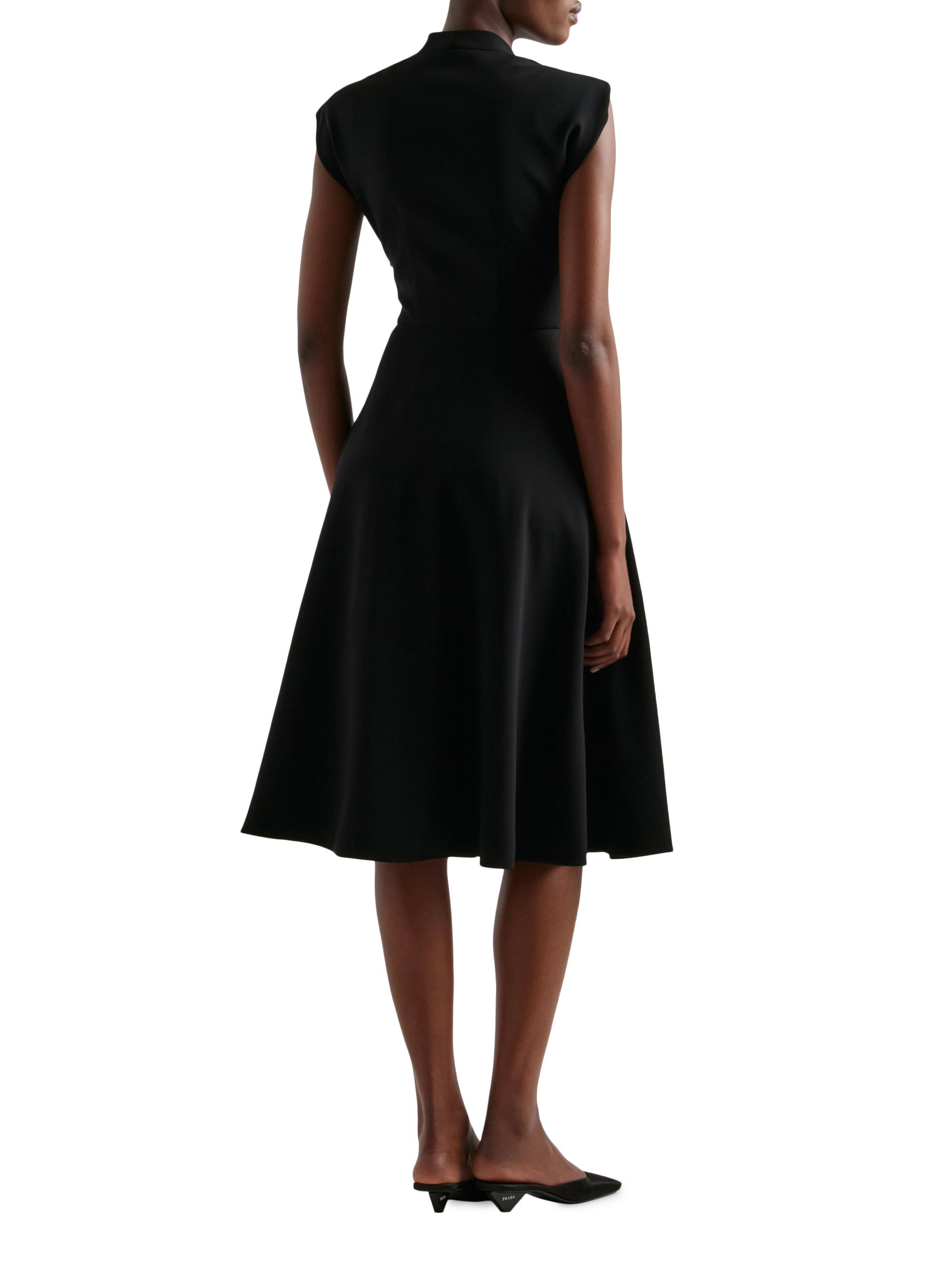 Prada Embroidered Cady Dress | Saks Fifth Avenue