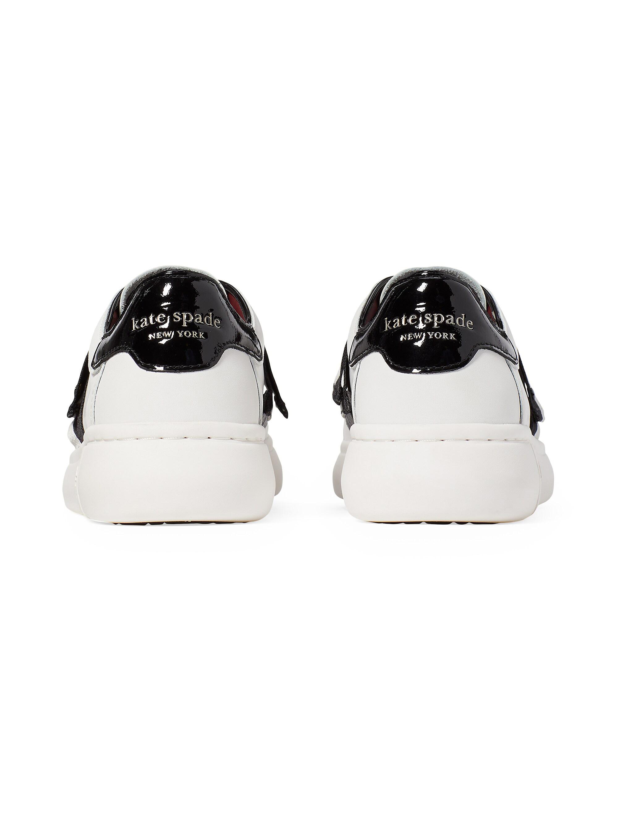 Lexi Bow-Detailed Leather Sneakers