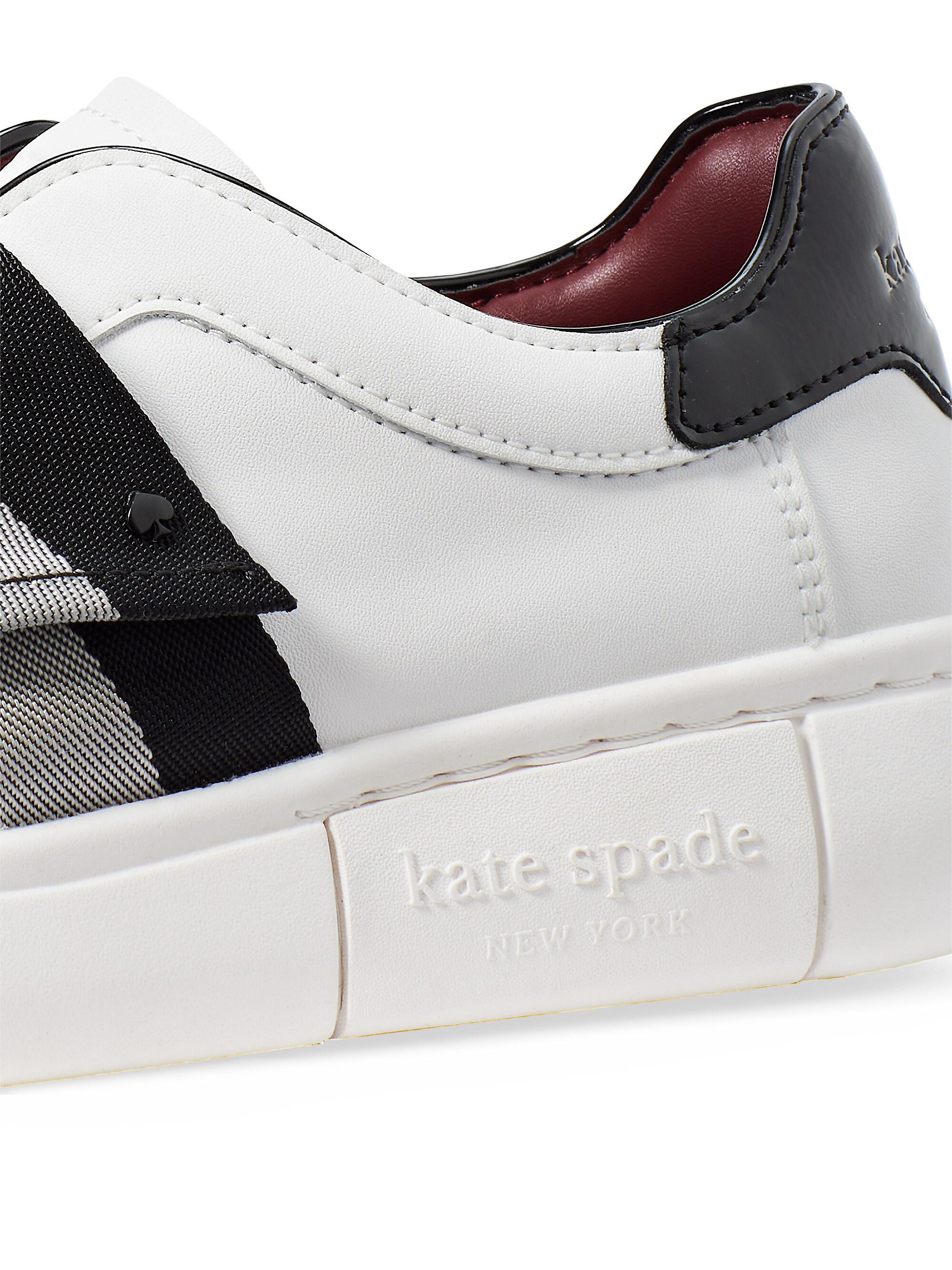 Lexi Bow-Detailed Leather Sneakers