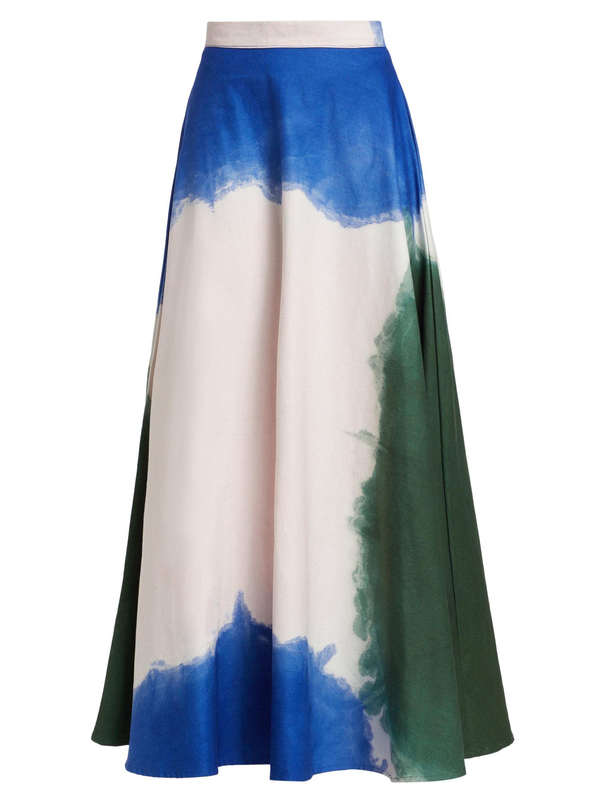Busayo Women's Labake Tie-Dye Maxi Skirt - Multicolored