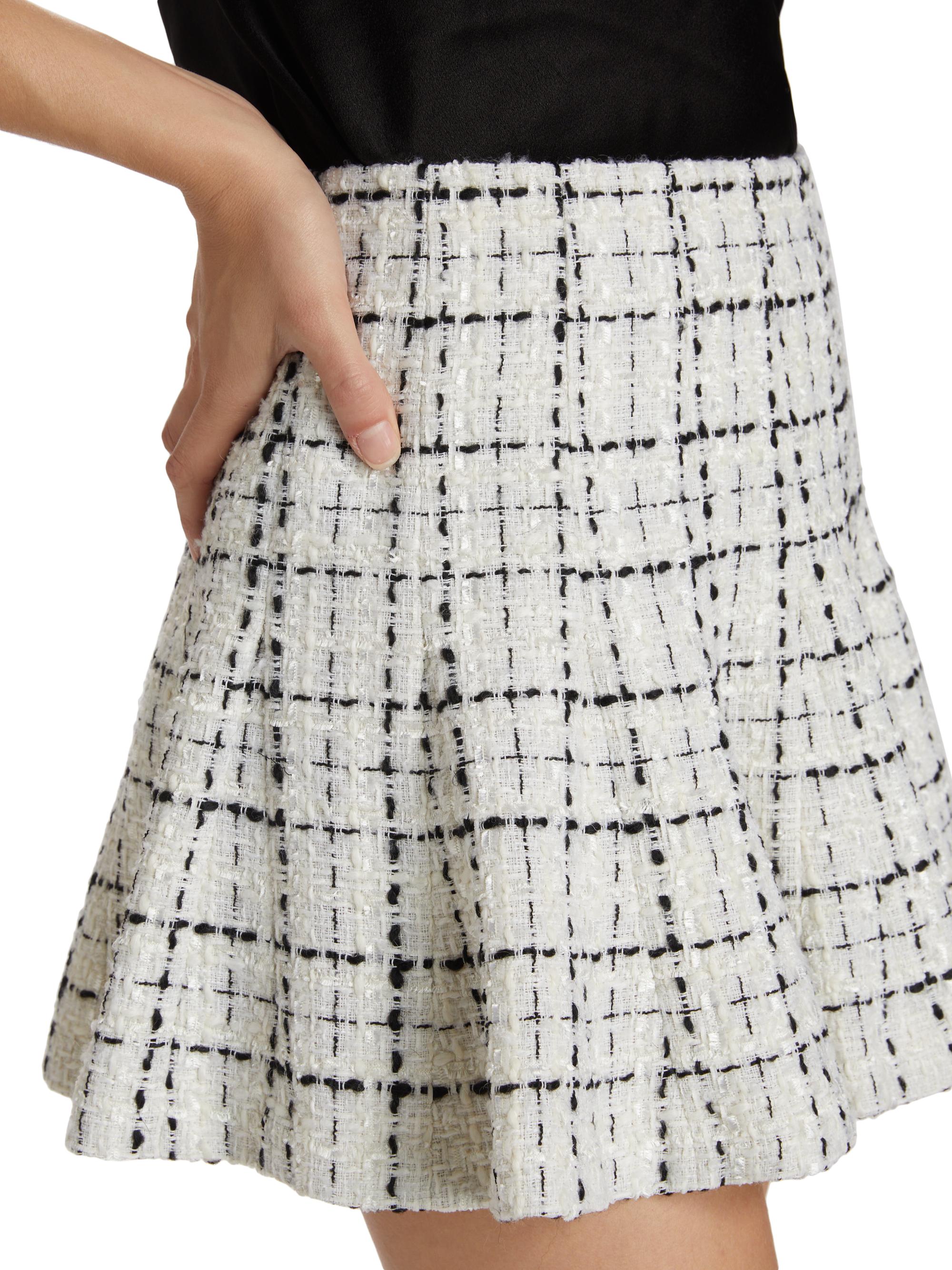 alice＋olivia スカート　★美品 Alice + Olivia Misty Mid Length Skirt in Black | FWRD