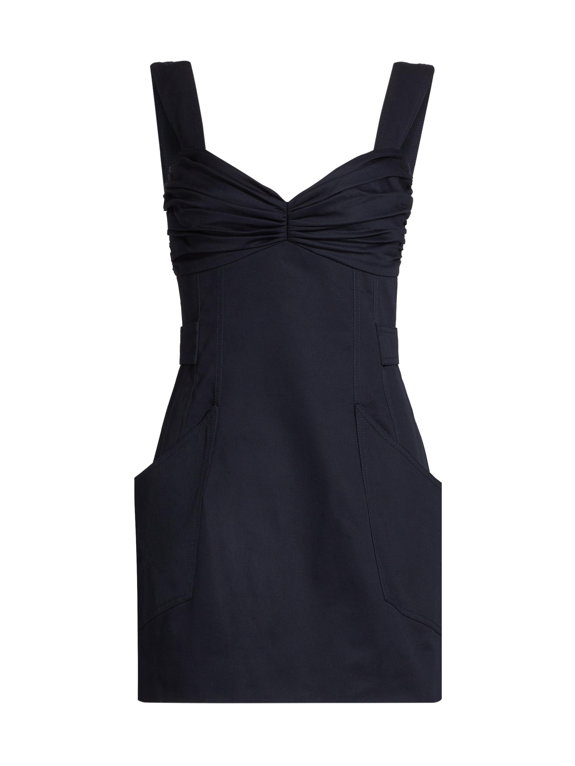 Amur Women's Monika Cotton Twill Minidress - Navy Sapphire
