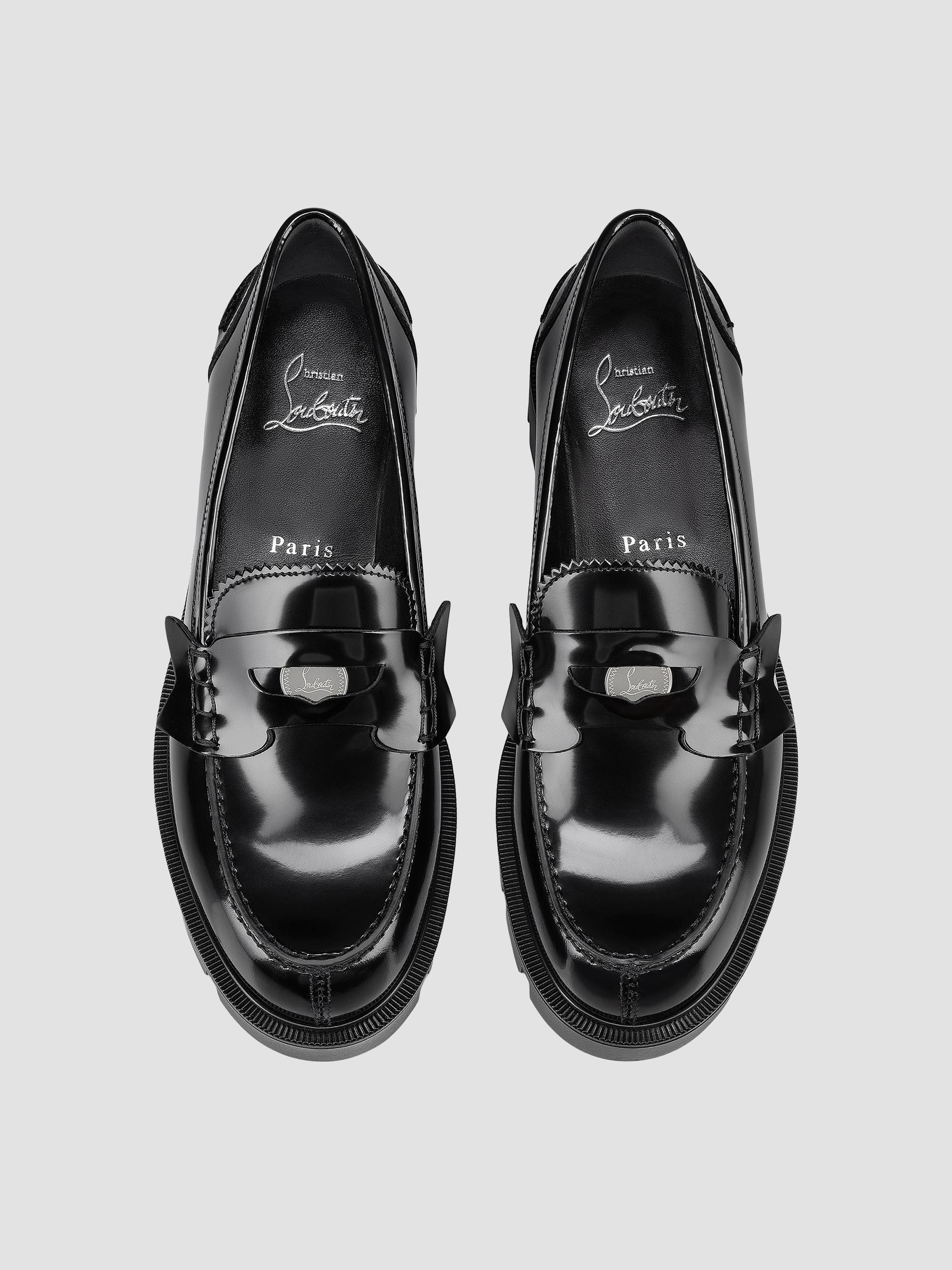 Christian Louboutin Black Leather Loafers Dandelion - Loafers - Smooth calf leather - Black - Men  main image 4