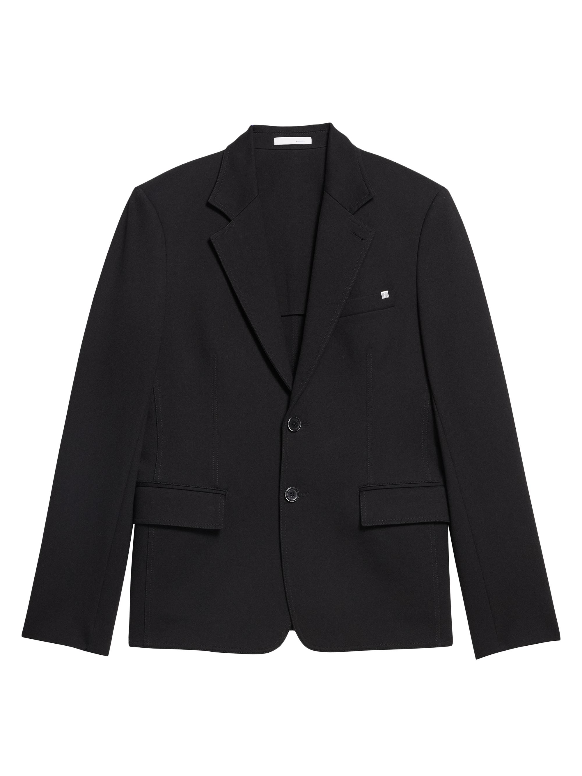 Helmut Lang Men's Ponte Zip Classic Blazer - Black