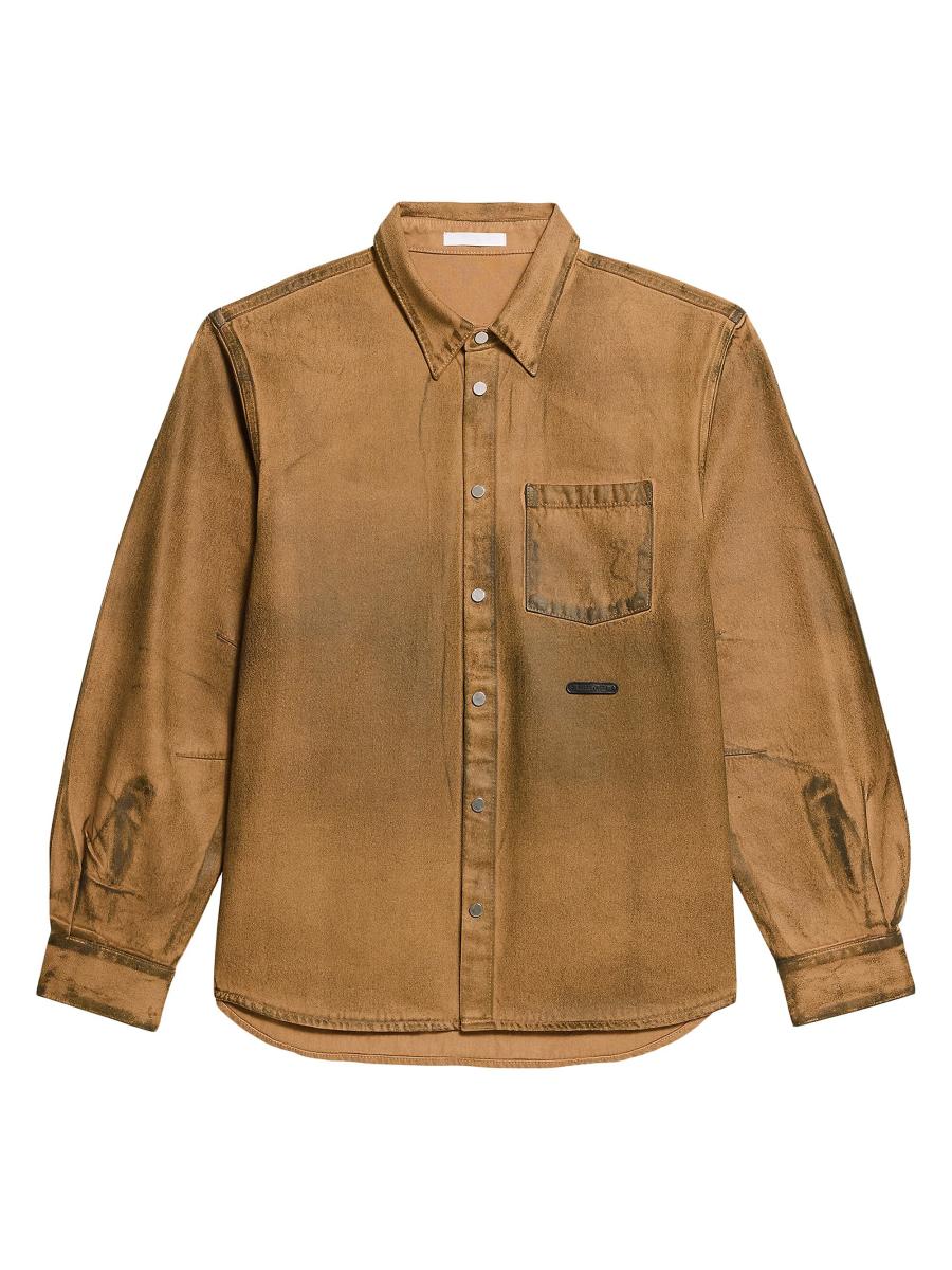 トップス Helmut Lang Original Button-Down Shirt Helmut Lang Cotton Button-Front Shirt Jacket | Saks Fifth Avenue